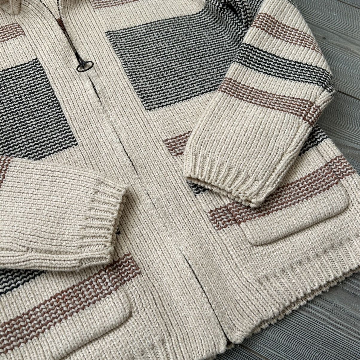 Lee Lee 101 Shawl Neck Knit Wool Cardigan M Size US M / EU 48-50 / 2 - 11 Thumbnail