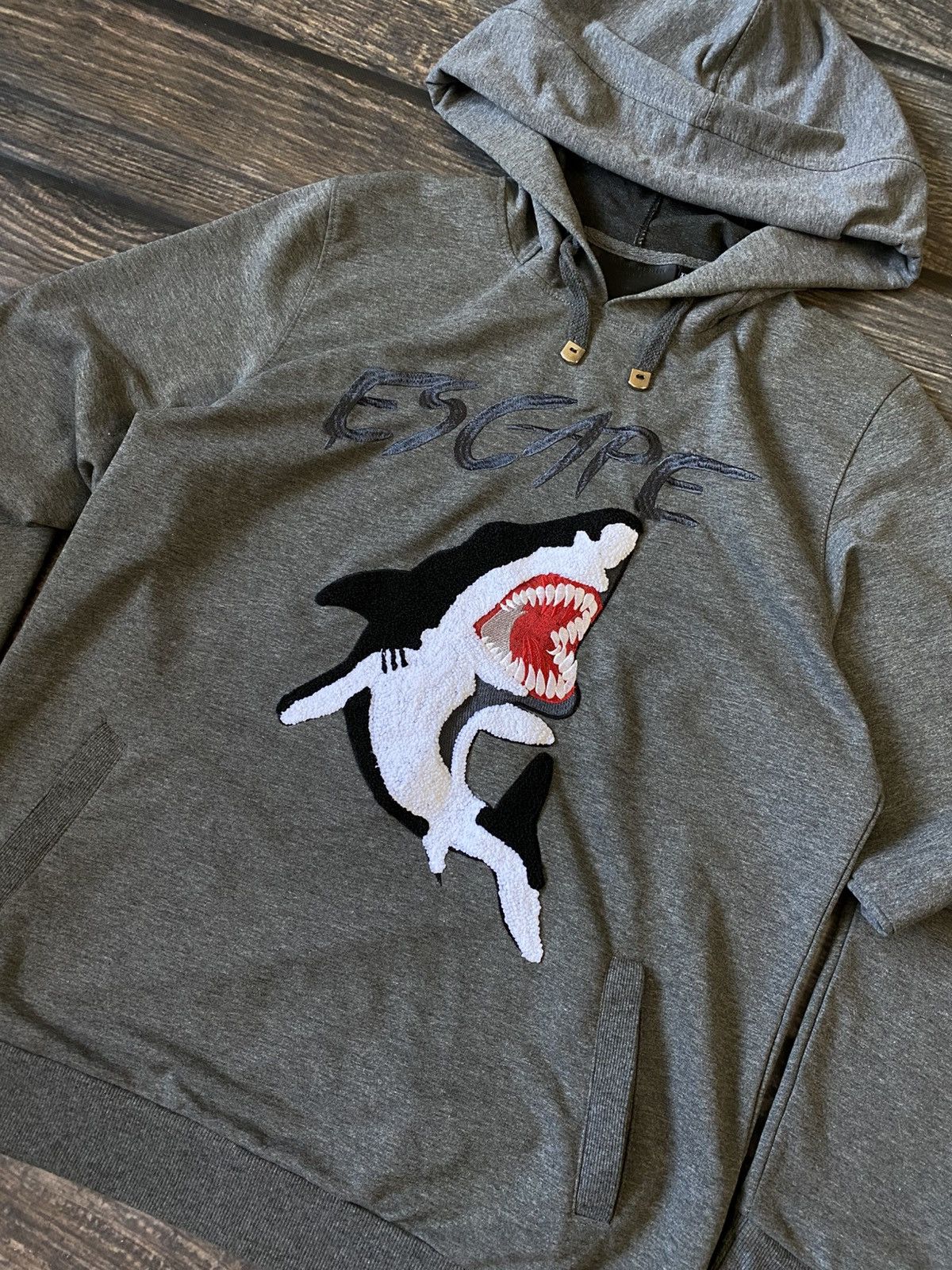 Philipp Plein Philipp Plein Shark Bite Me Cotton Hoodie Size US XL / EU 56 / 4 - 2 Thumbnail