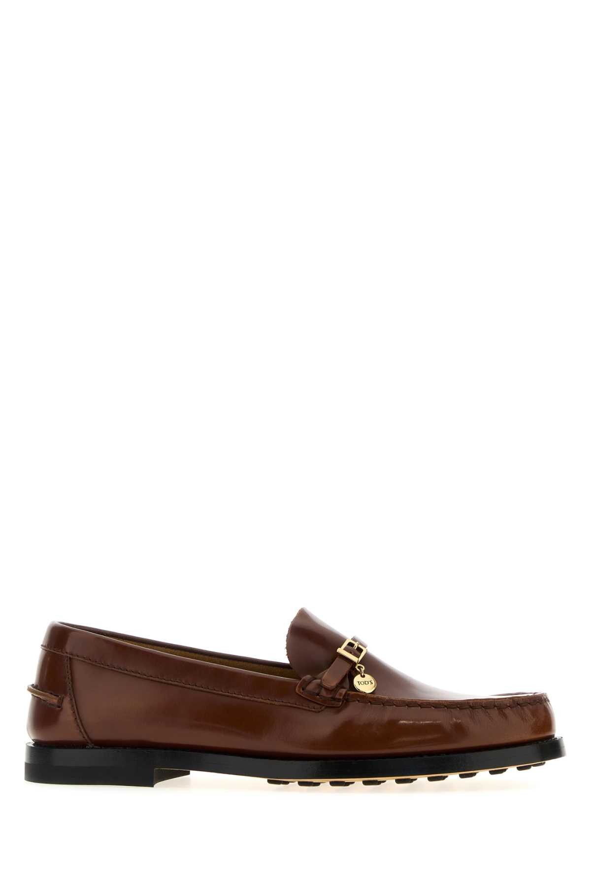 Tod's Caramel Leather Loafers Size US 6.5 / IT 36.5 - 1 Thumbnail