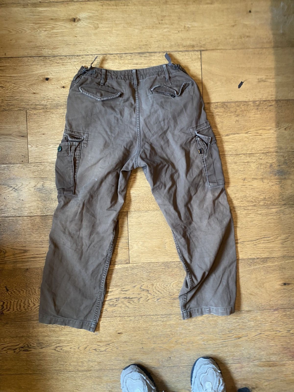 Alpha Industries × Vintage Faded brown cargos ALPHA INDUSTRY Size US 32 / EU 48 - 3 Thumbnail