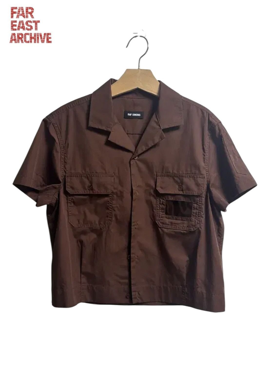 Raf Simons Raf Simons 18SS Two Pocket Short Sleeve Button Shirt Size US S / EU 44-46 / 1 - 1 Thumbnail
