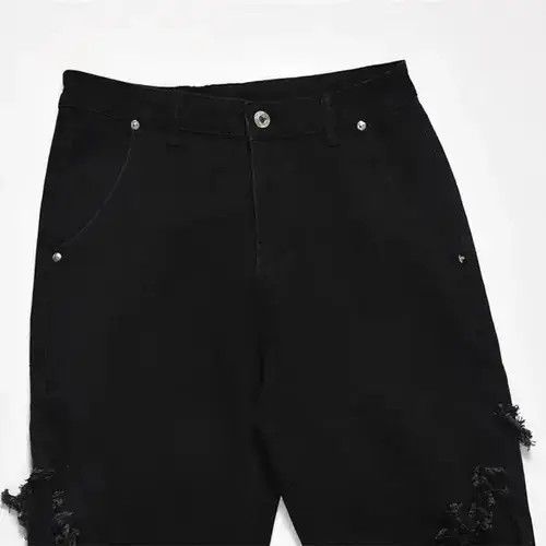 Jean Streetwear Flared Baggy Jeans Size US 33 - 4 Thumbnail