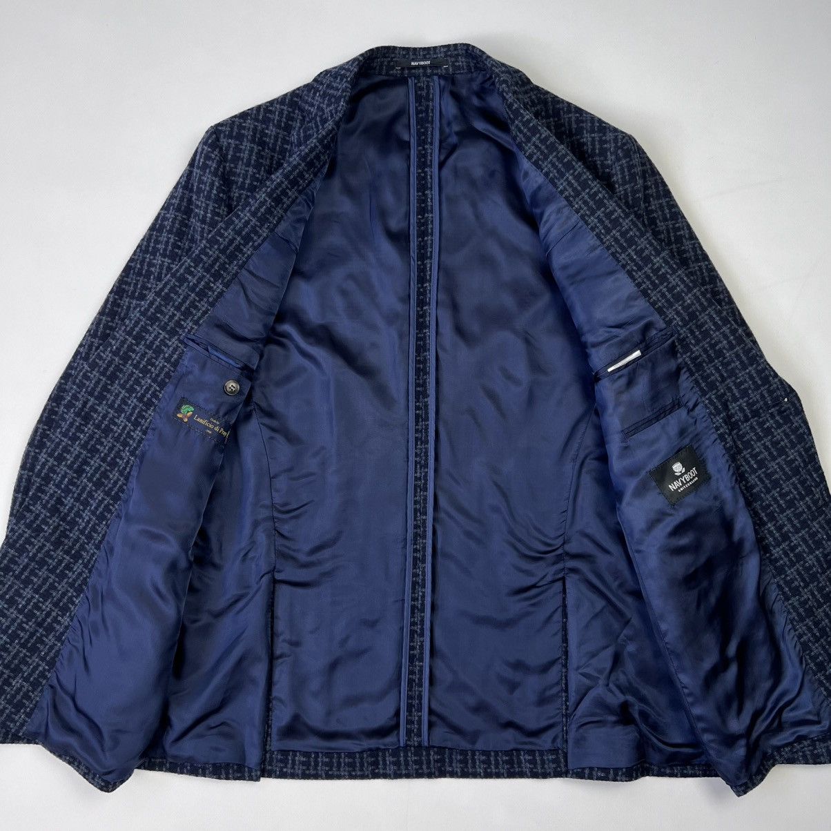 NAVYBOOT Navyboot wool cashmere textured blazer jacket sport coat Size US L / EU 52-54 / 3 - 3 Thumbnail