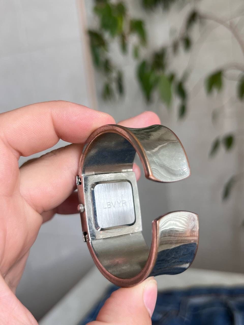 Japanese Brand × Vintage Vintage Japanese style futuristic Chrome Metallic Watch Size ONE SIZE - 6 Thumbnail