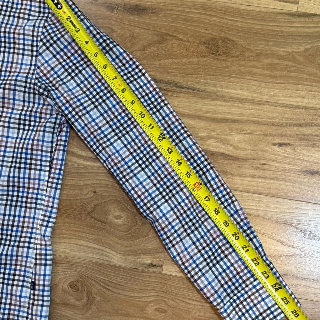 Hugo Boss Hugo Boss Slim Fit Check Shirt XL Multicolor Size 38L - 5 Thumbnail