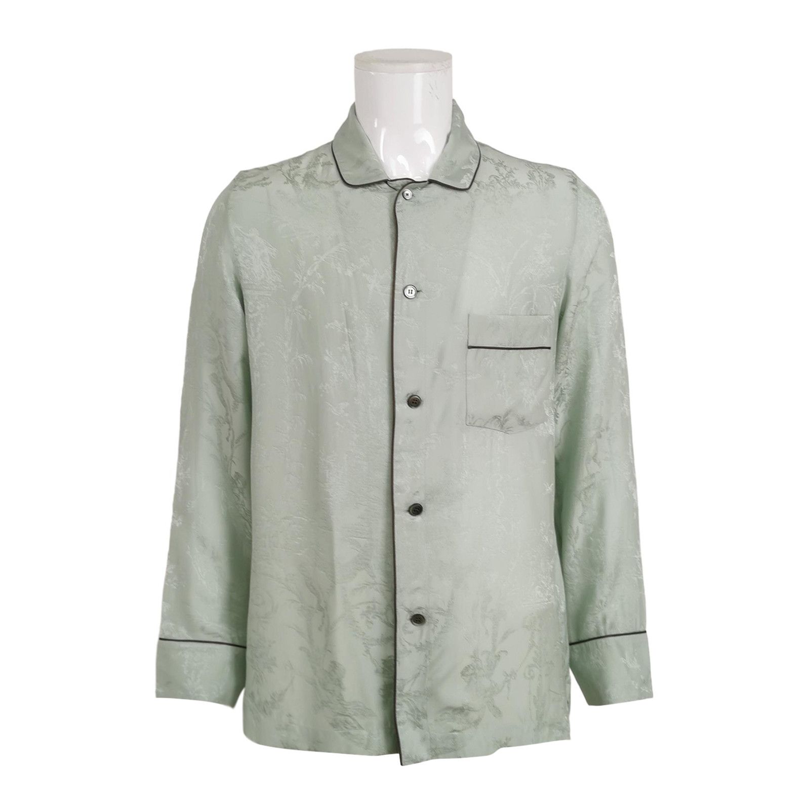 Dior Dior Jacquard Silk Blend Shirt Size 48 Size US M / EU 48-50 / 2 - 1 Thumbnail