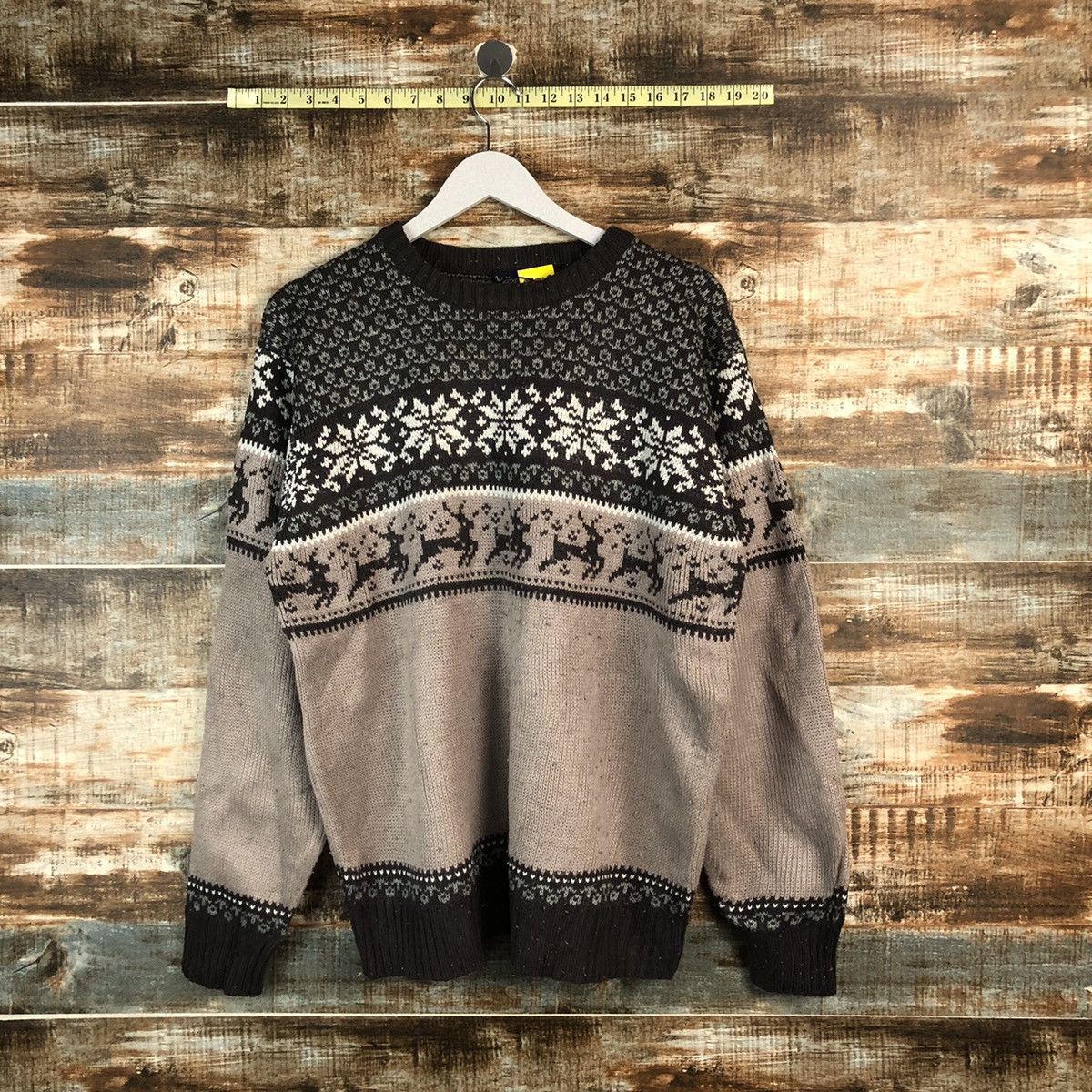 Homespun Knitwear × Japanese Brand Will Pips Brown vintage Knitwear #A2347 Size US L / EU 52-54 / 3 - 1 Thumbnail