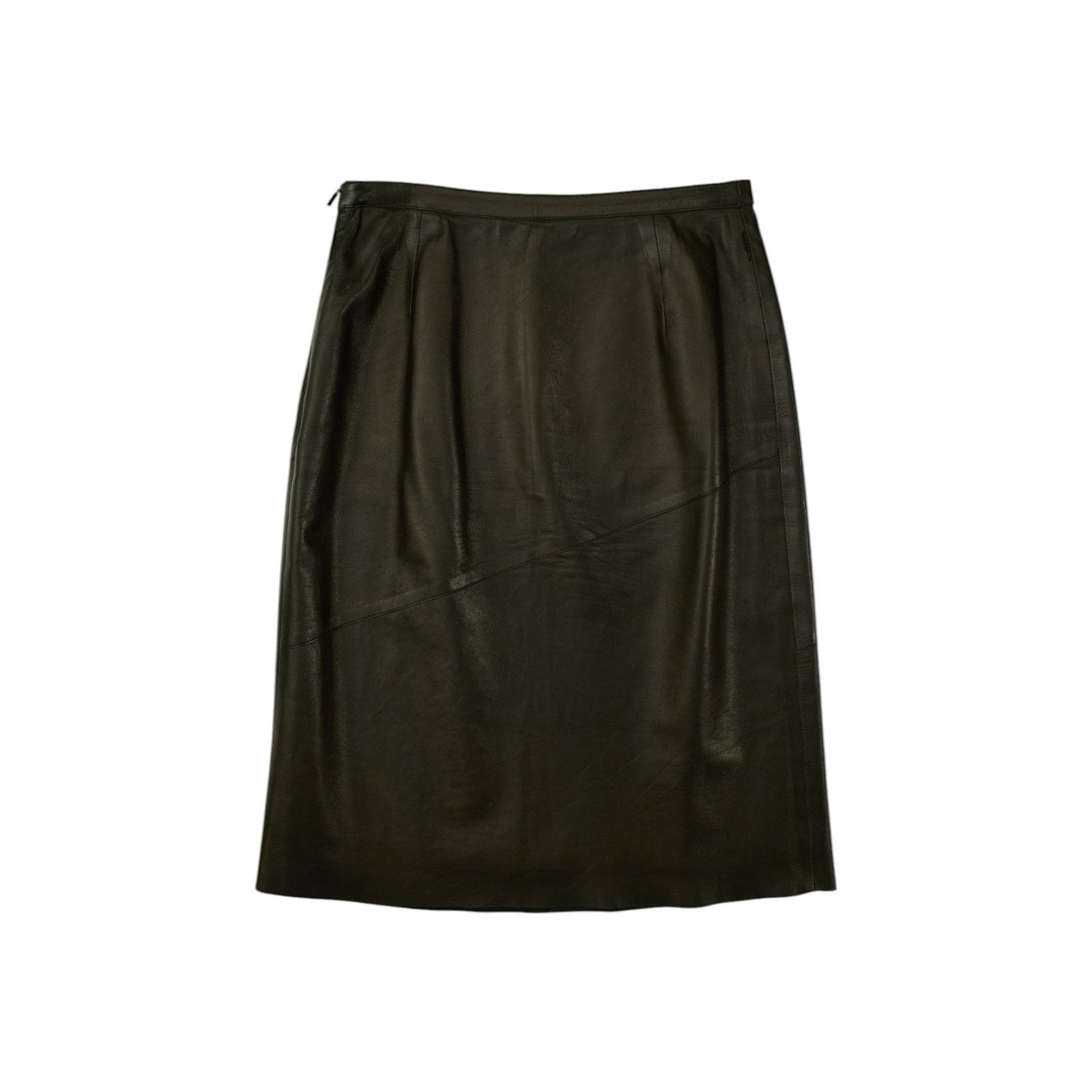 Gucci by Tom Ford Black Leather Skirt Size 26" / US 2 / IT 38 - 2 Thumbnail