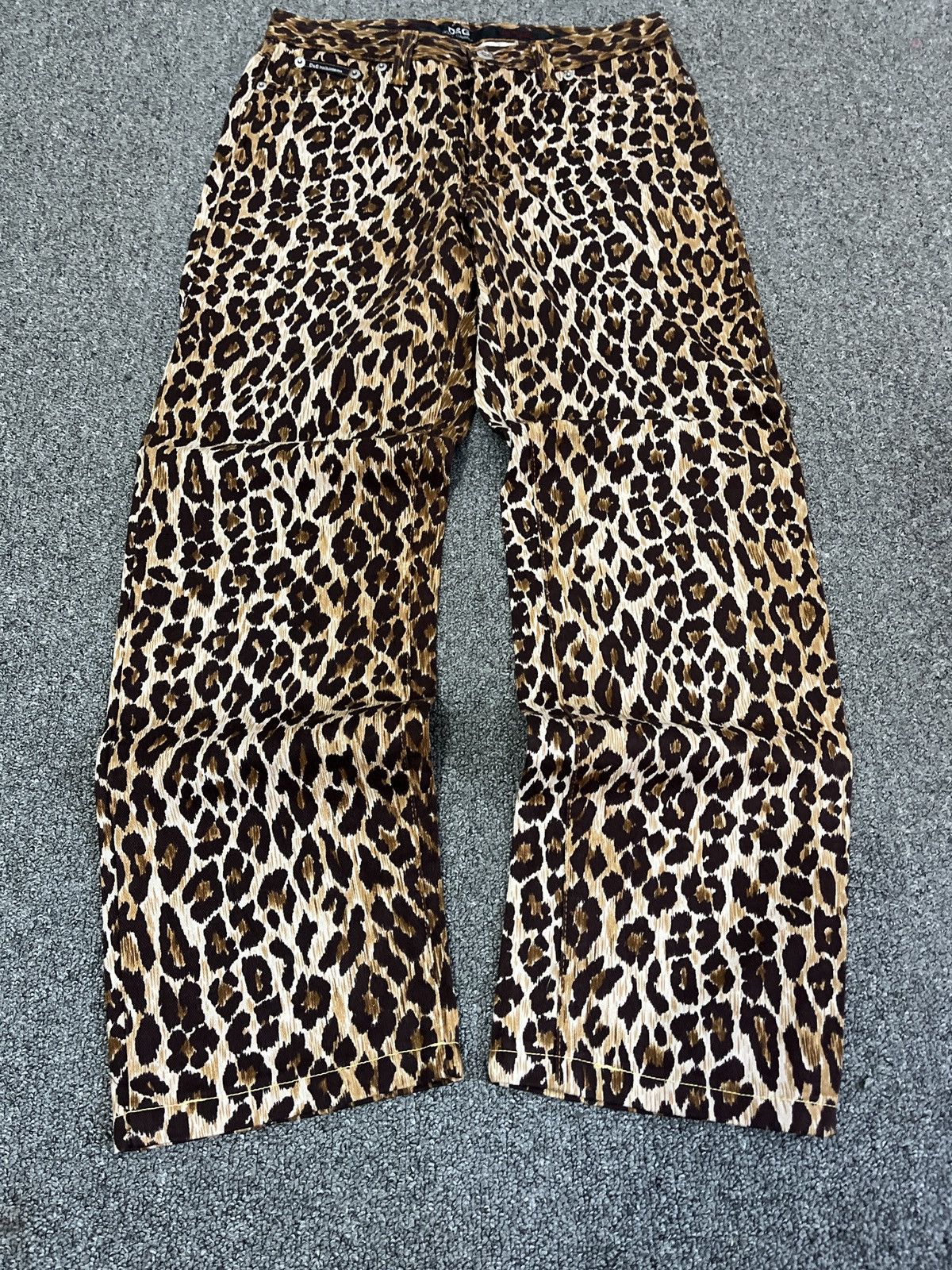 Dolce & Gabbana Rare🔥 Dolce & Gabbana Leopard Printed Pants Size US 29 - 4 Thumbnail