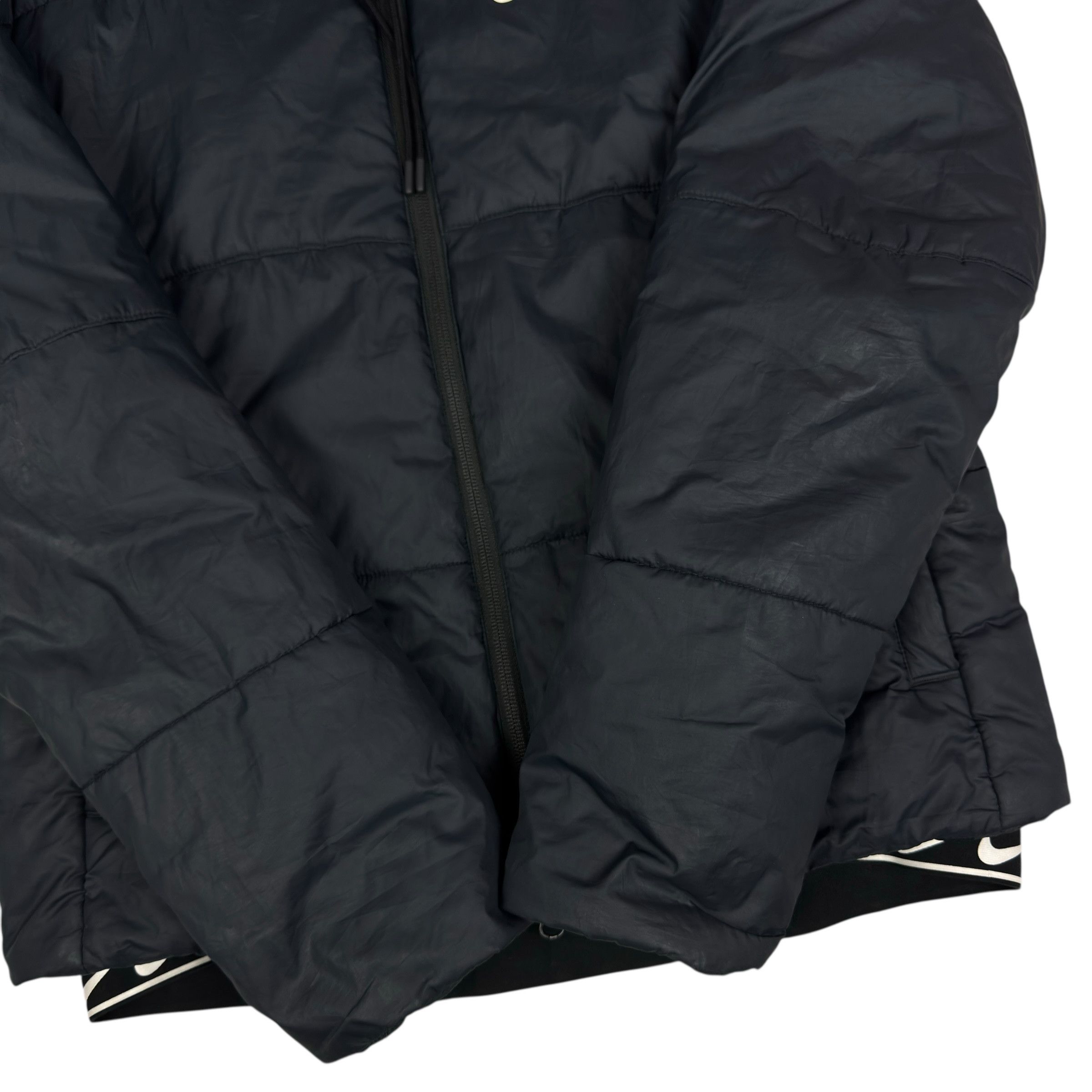 Nike Nike Women's Black Synthetic Fill Hooded Full Zip Jacket S Size S / US 4 / IT 40 - 4 Thumbnail