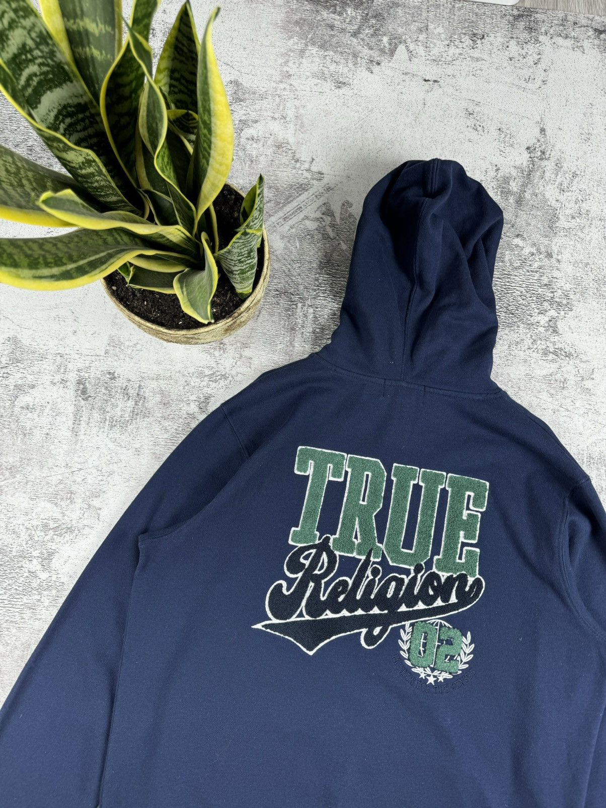 True Religion True Religion Chief Keeg Rap Mohair Logo Hoodie Sweatshirt Size US L / EU 52-54 / 3 - 13 Thumbnail