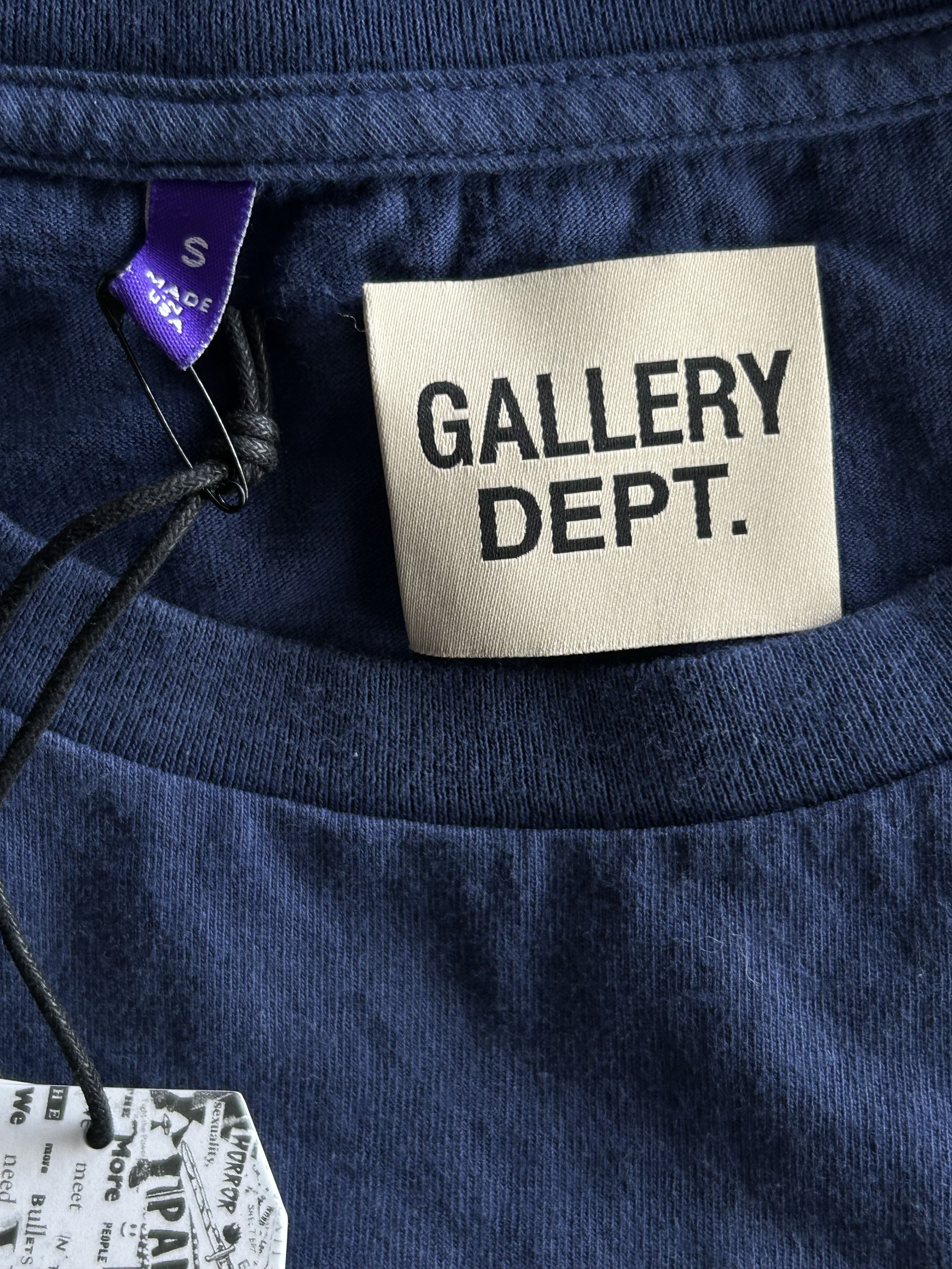 Gallery Dept. Gallery Dept Blue & Orange Tokyo Glitter Logo T-Shirt Size US S / EU 44-46 / 1 - 3 Thumbnail
