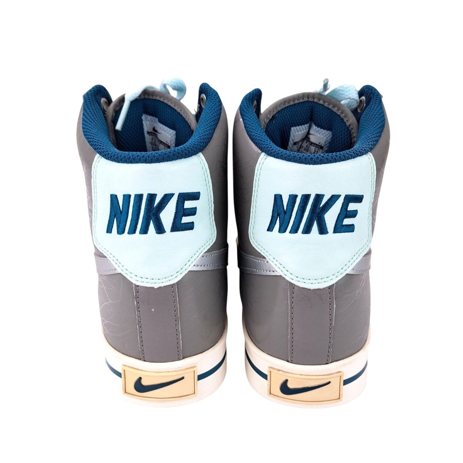 Nike Nike Sweet Classic High Top Women Sneaker Shoe Gray Blue 10 Size US 10 / IT 40 - 7 Thumbnail