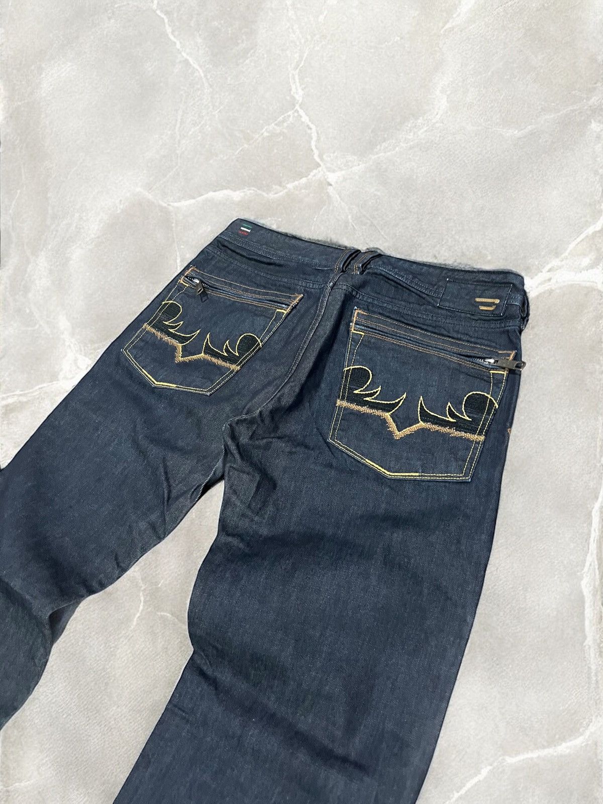 Diesel × Vintage DIESEL “YARIK” POCKET JEANS DENIM PANTS SELVEDGE VINTAGE Size US 32 / EU 48 - 3 Thumbnail