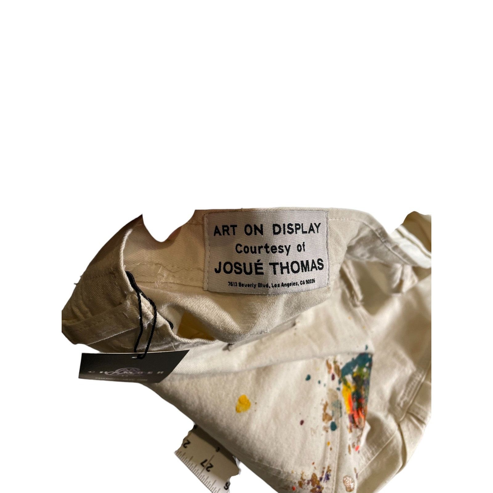 Gallery Dept. Gallery Dept. Flared Splatter White Jeans Size US 36 / EU 52 - 2 Thumbnail