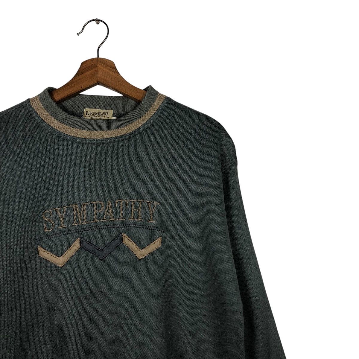 Japanese Brand × Vintage Vintage Sweatshirt Ledolno Big Logo Embroidery Size US S / EU 44-46 / 1 - 7 Thumbnail