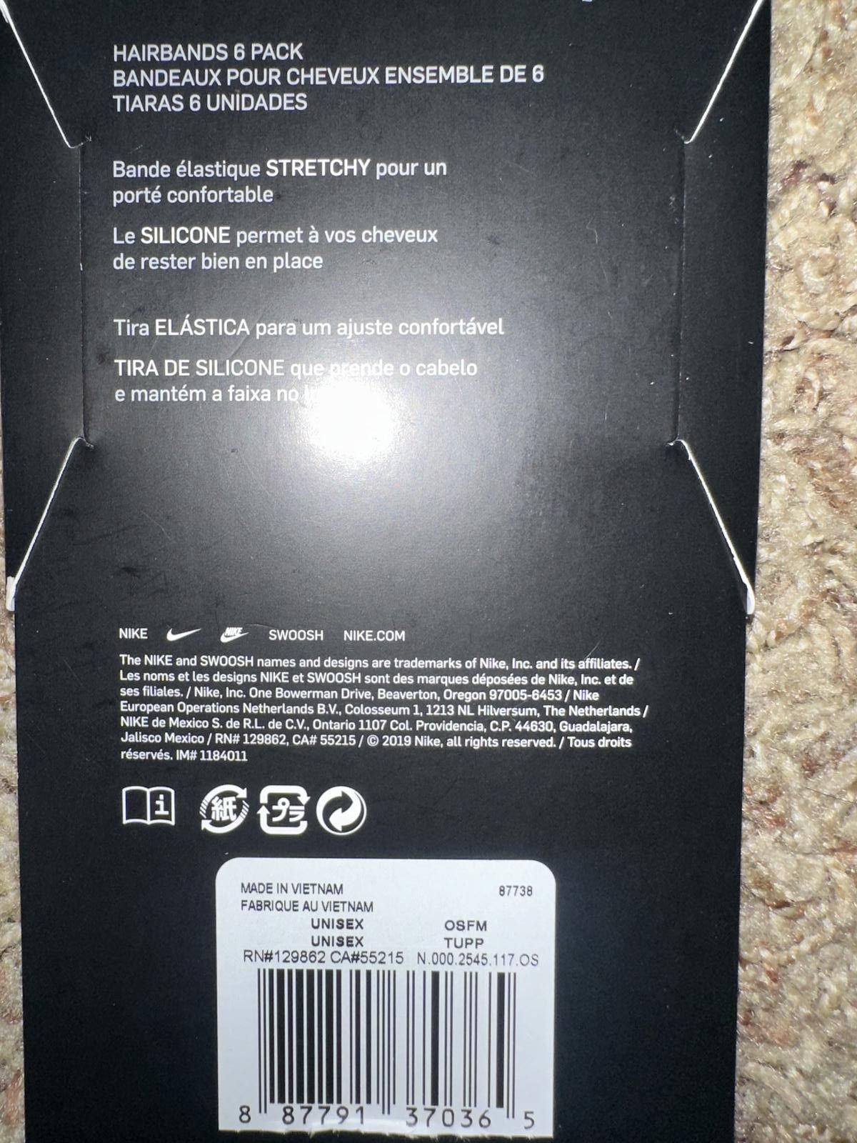 Nike Nike Printed Headbands 6-Pack Size ONE SIZE - 5 Thumbnail