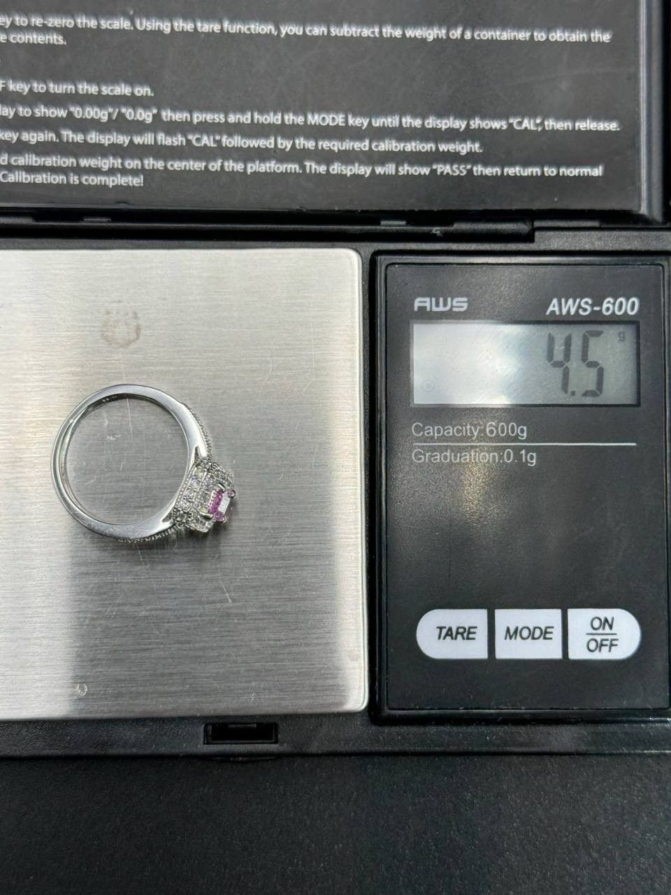 Other EFFY PINK SAPPHIRE & DIAMOND RING 14K WHITE GOLD LADIES Sz 7 Size ONE SIZE - 11 Thumbnail