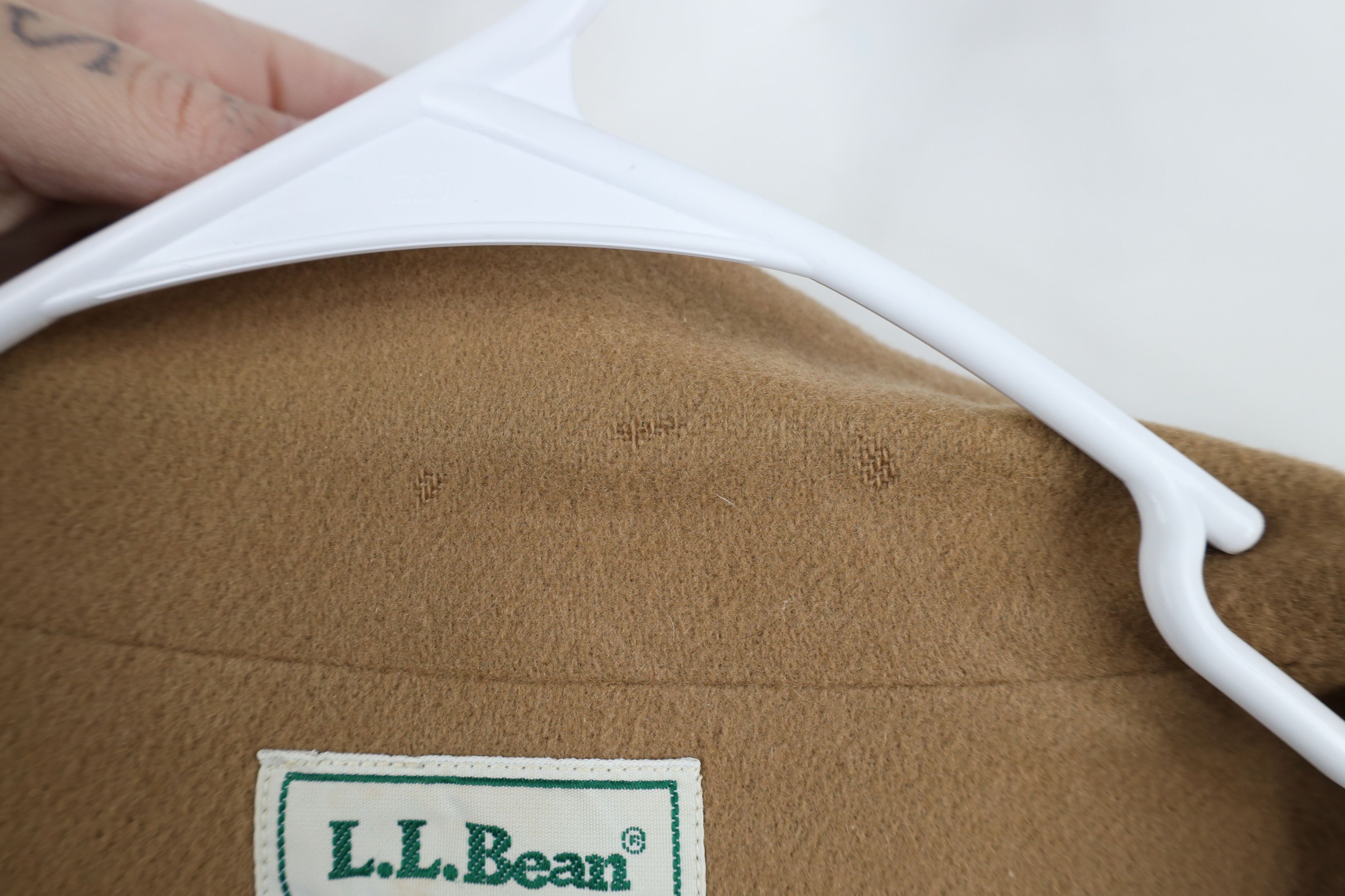 L.L. Bean × Vintage Vintage 90s LL Bean 3 Button Blazer Jacket Beige Tan Size 3XL / US 20-22 - 14 Thumbnail