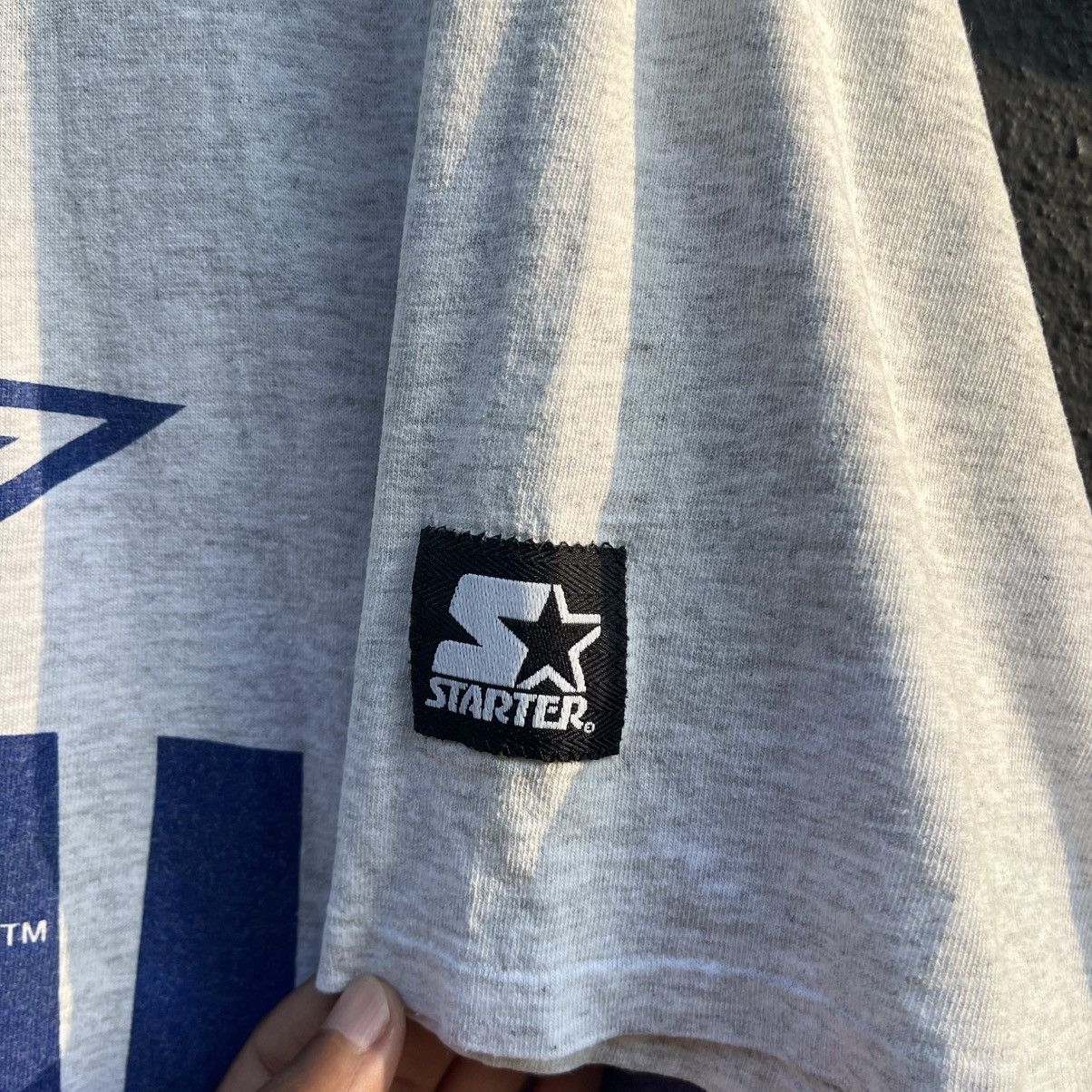 Starter Thrashed Vintage 90s NFLP Cowboy Dallas Tee Size US XL / EU 56 / 4 - 4 Thumbnail