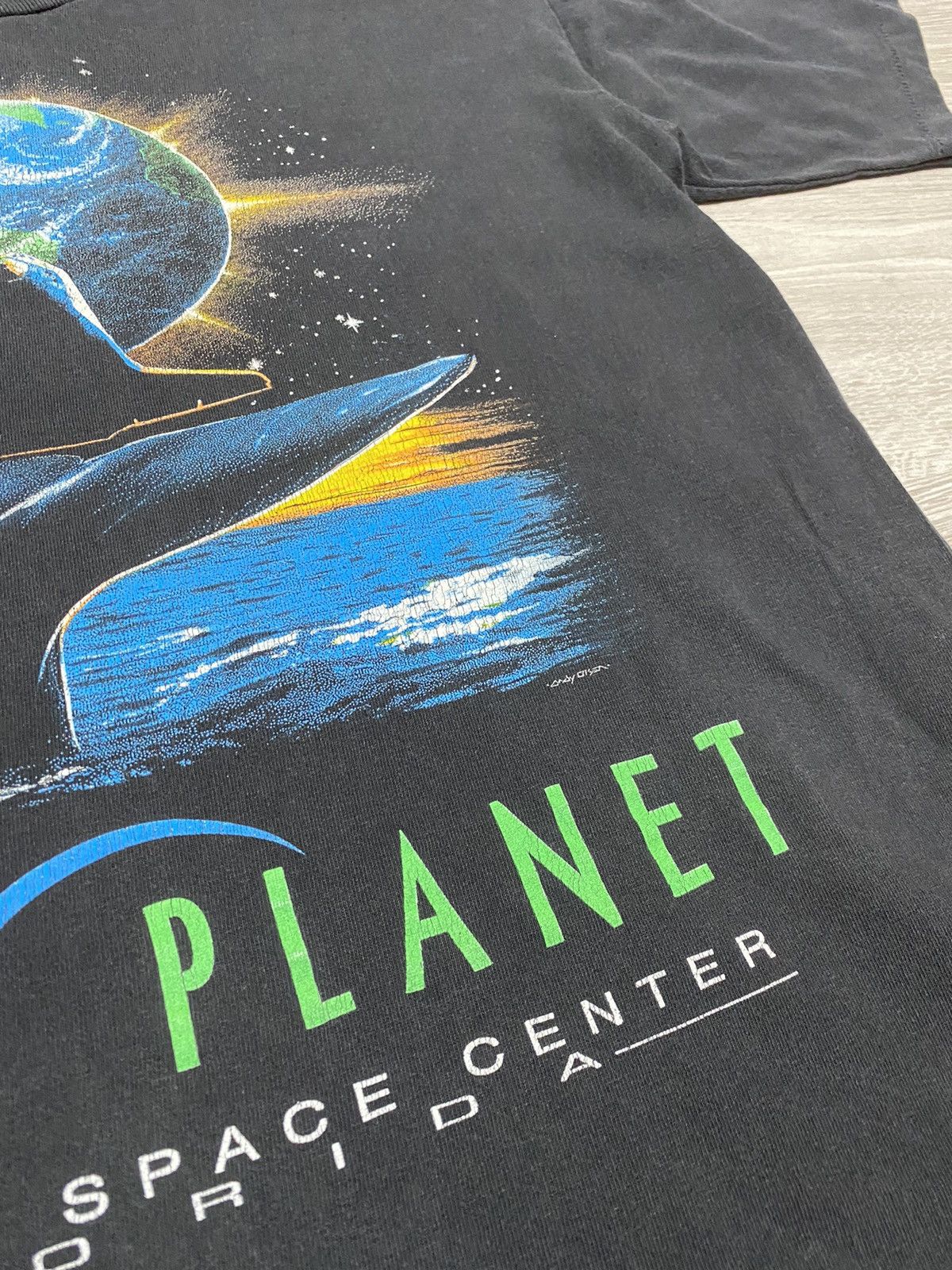 NASA Rare Vintage Blue Planet Kennedy Space Center Florida Size L Size US L / EU 52-54 / 3 - 5 Thumbnail