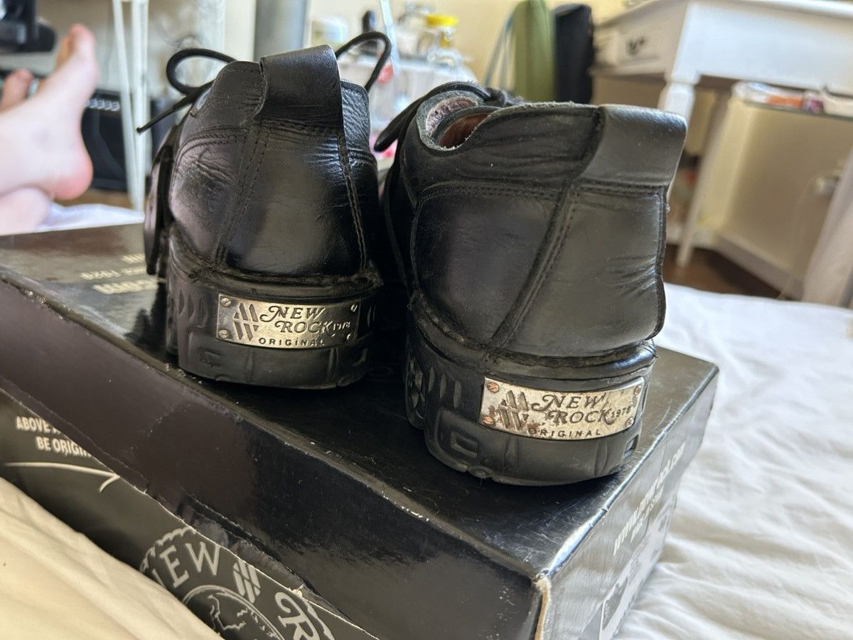 New Rock rare deadstock New Rocks with metal buckle and tire soles Size US 7 / EU 40 - 5 Thumbnail