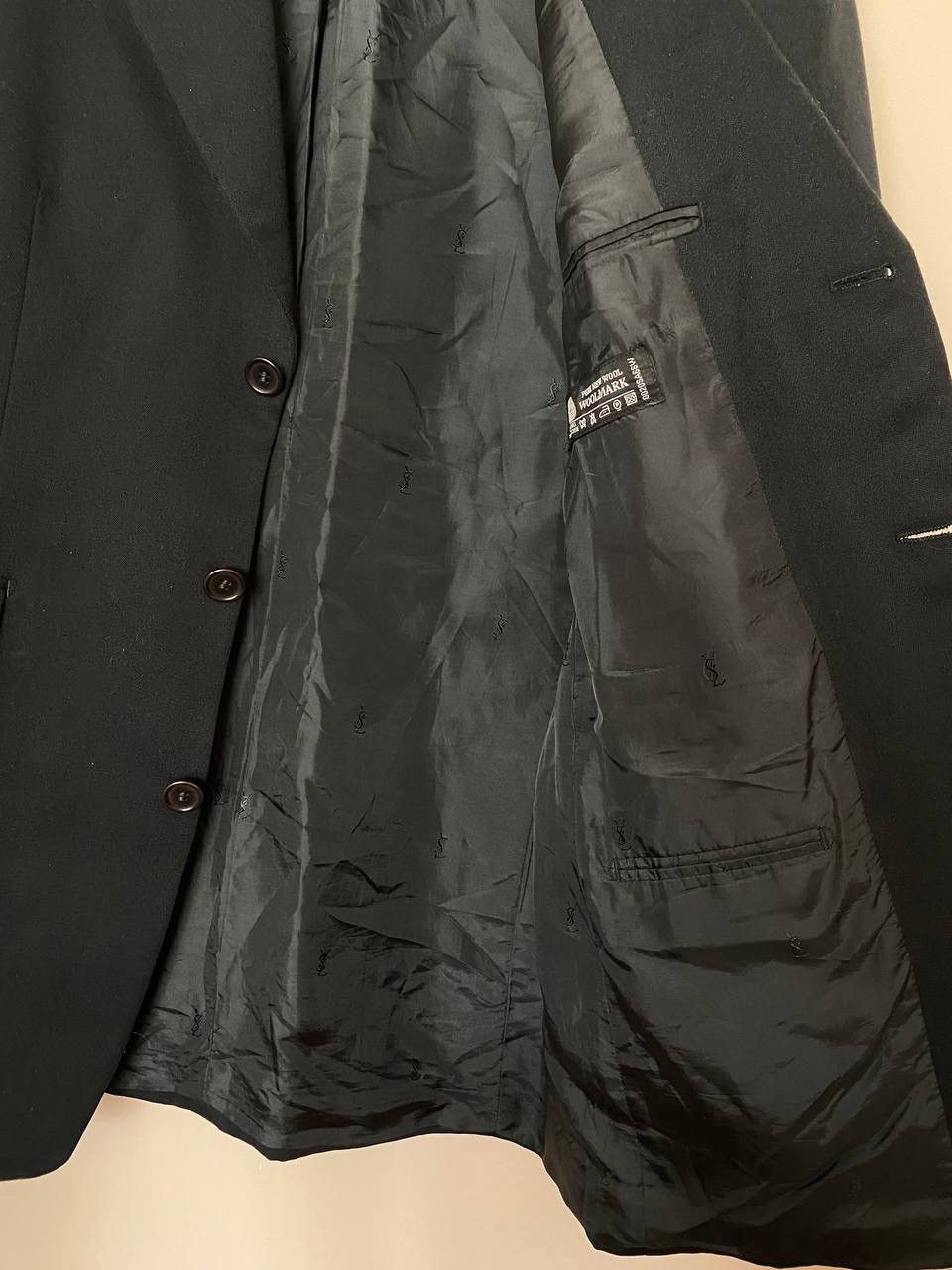 Yves Saint Laurent Vintage Yves Saint Laurent Single Breasted Blazer Jacket YSL Size 48R - 5 Thumbnail