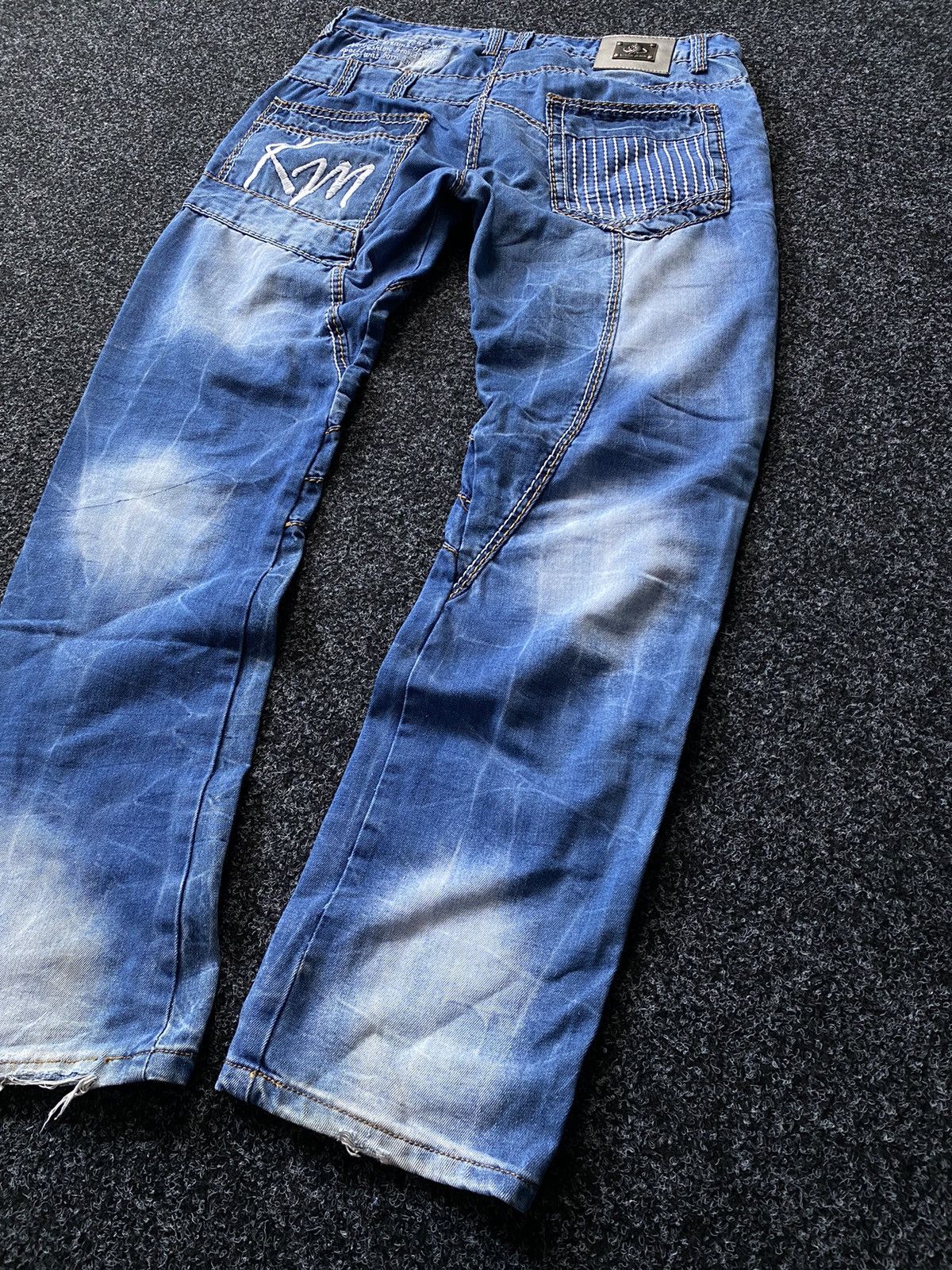 Japanese Brand × Rock Revival Y2K Kosmo Lupo Denim Jeans Blue Multipockets Rare Size 34 Size US 34 / EU 50 - 10 Thumbnail