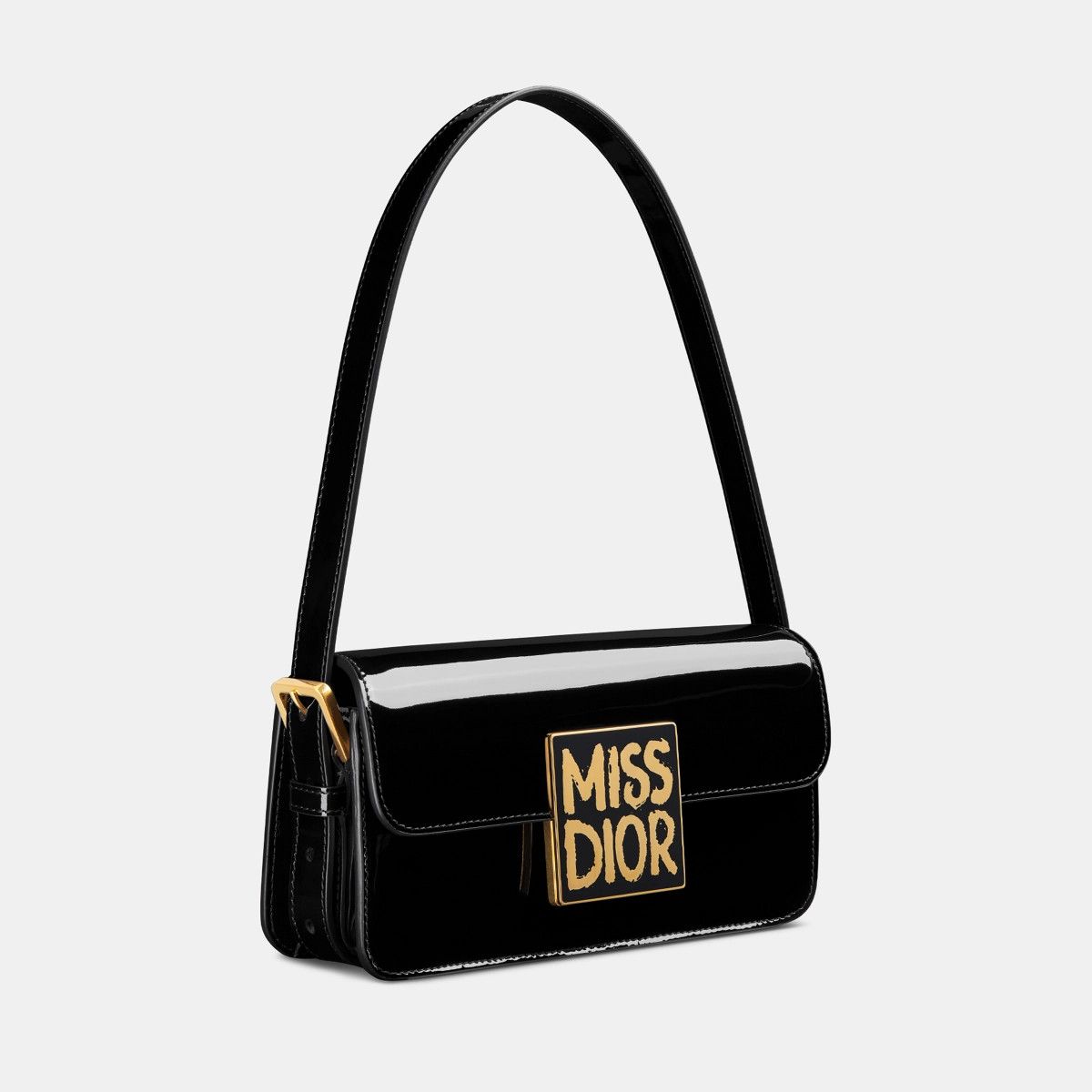 Dior o1bcso1str0226 Size:OS/Miss Dior Flap Bag in Black Size ONE SIZE - 1 Thumbnail