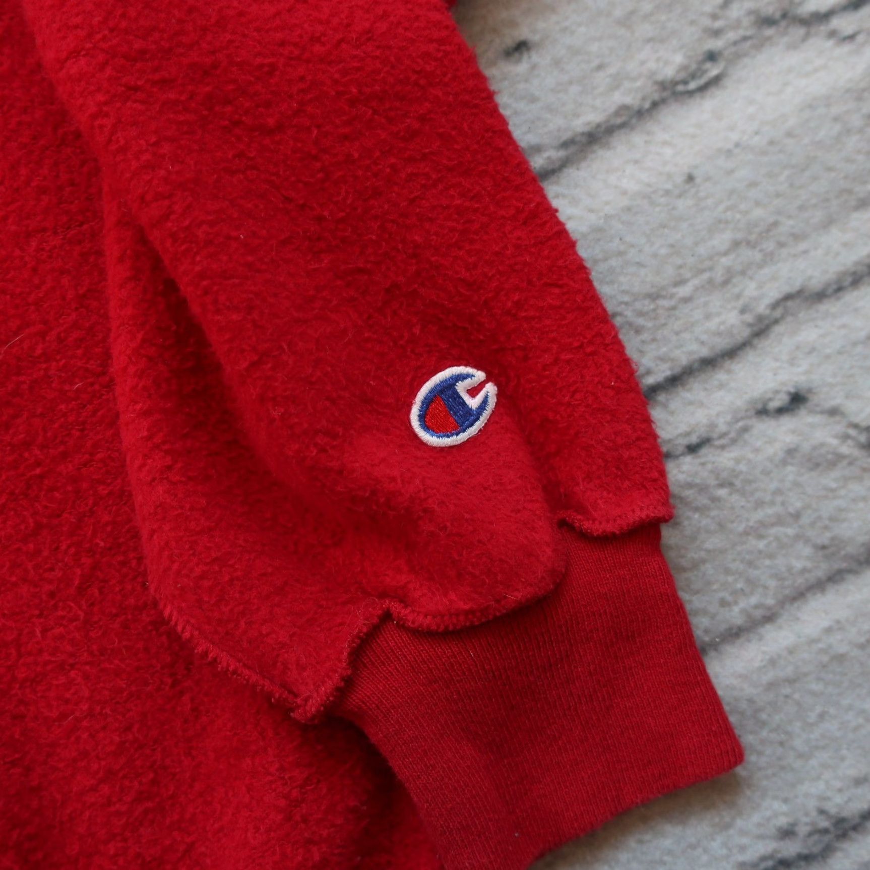 Champion VINTAGE Champion Logo Sweatshirt Mens Large Red Sweatshirt Size US L / EU 52-54 / 3 - 3 Thumbnail
