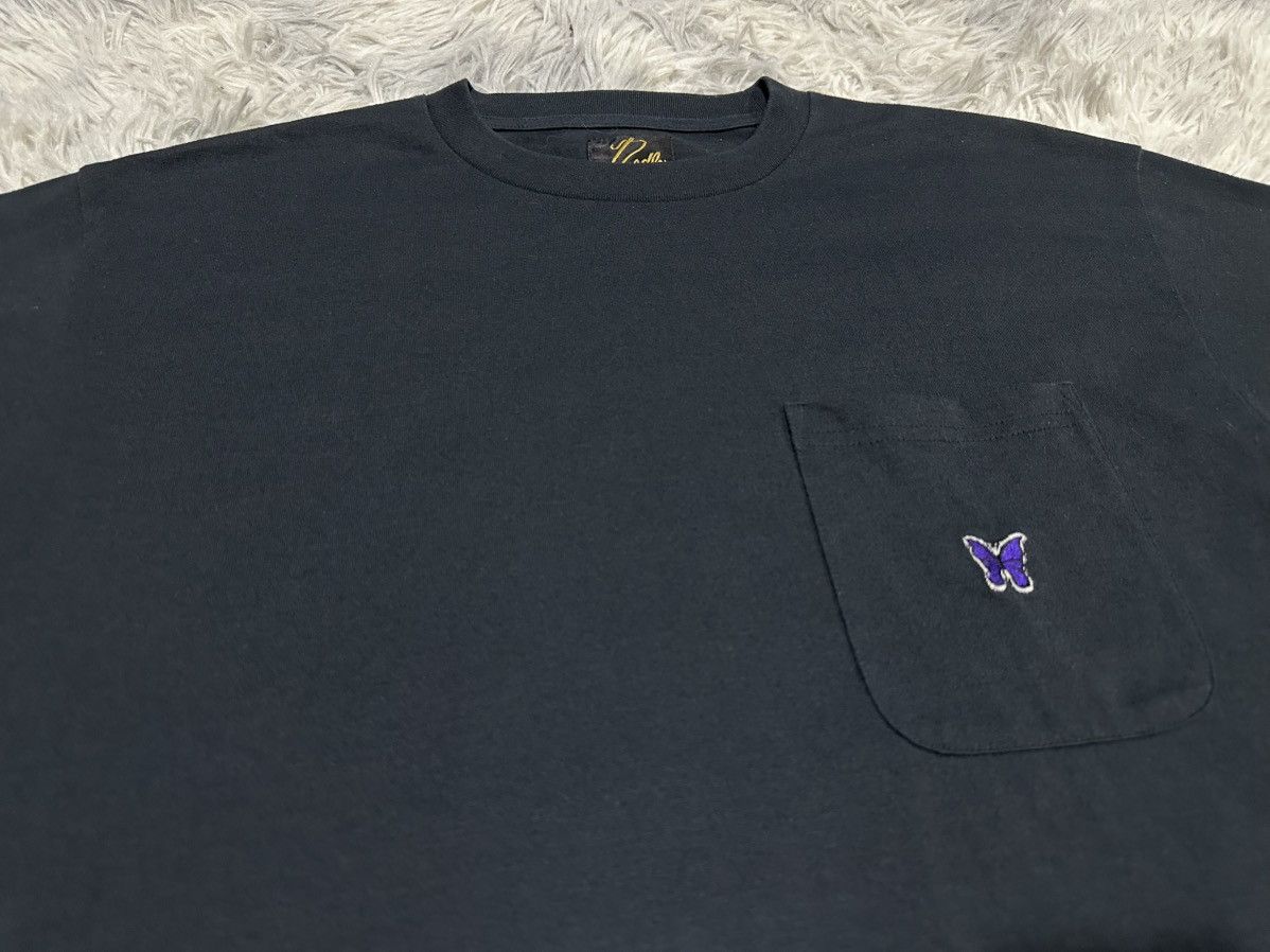 Needles 🔥Ss24 Needles Crew Neck Jersey Tee Pocket Butterfly Logo Size US S / EU 44-46 / 1 - 1 Thumbnail