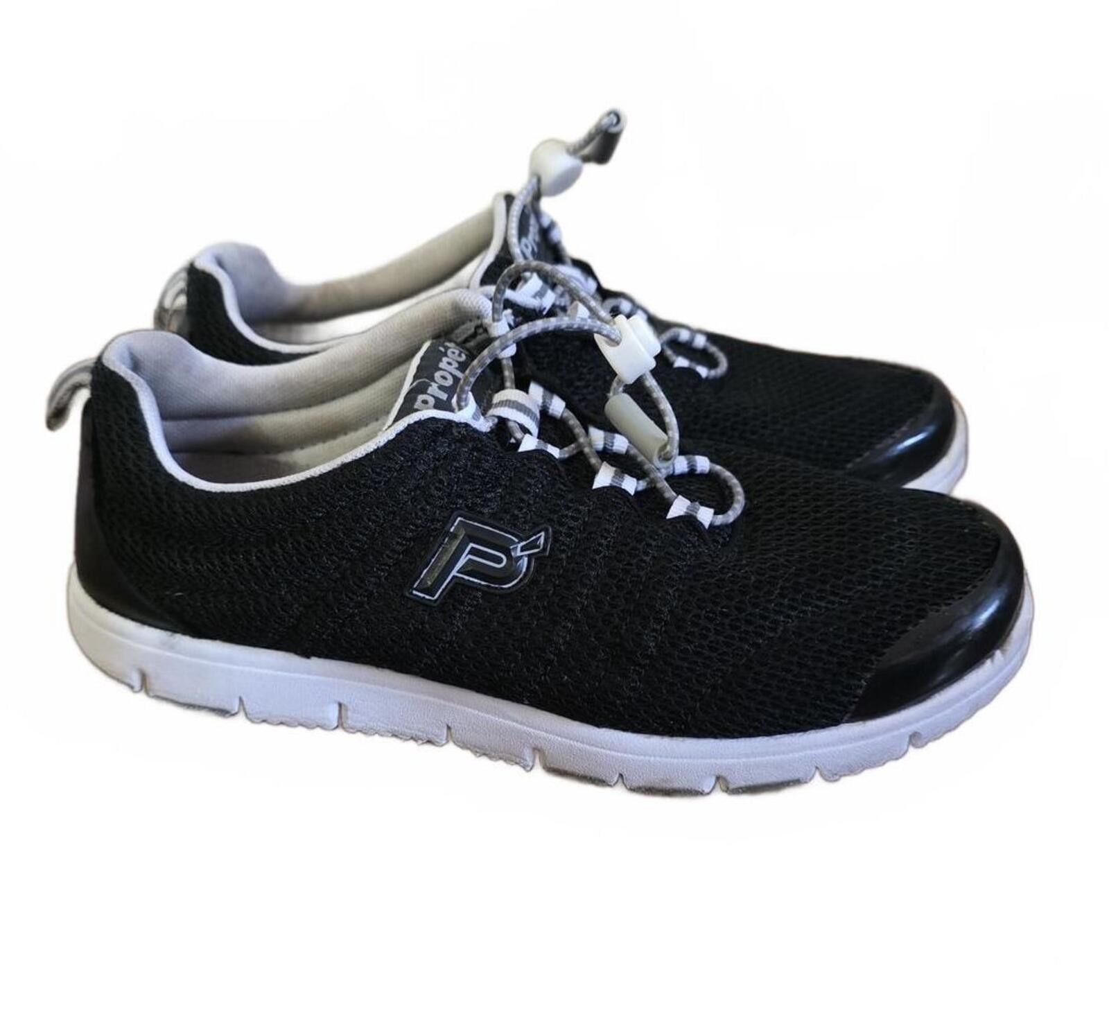 Proleta Re Art Propét Womens TravelWalker II Black Mesh Sneakers Size 7 Size US 7 / IT 37 - 1 Thumbnail