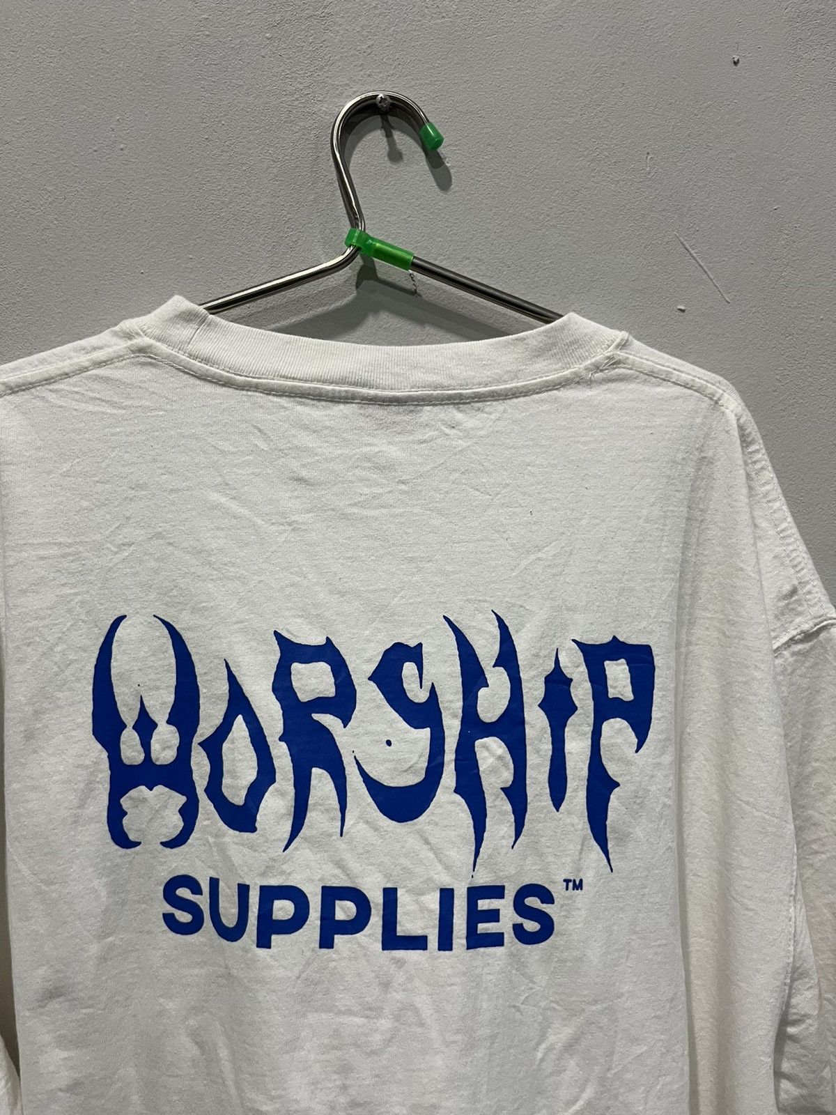 Band Tees WORSHIP SUPPLIES Skull Gore Horror Just Like CH Oversized T Size US XL / EU 56 / 4 - 6 Thumbnail
