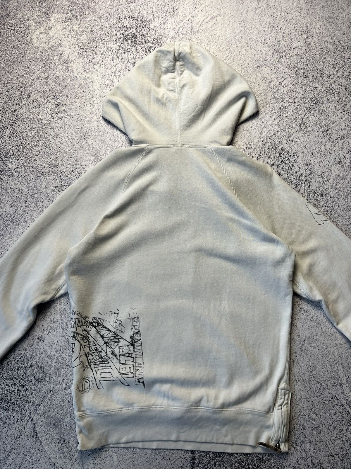 Diesel Rare Vintage Diesel hoodie big logo white Y2K Size US M / EU 48-50 / 2 - 22 Thumbnail