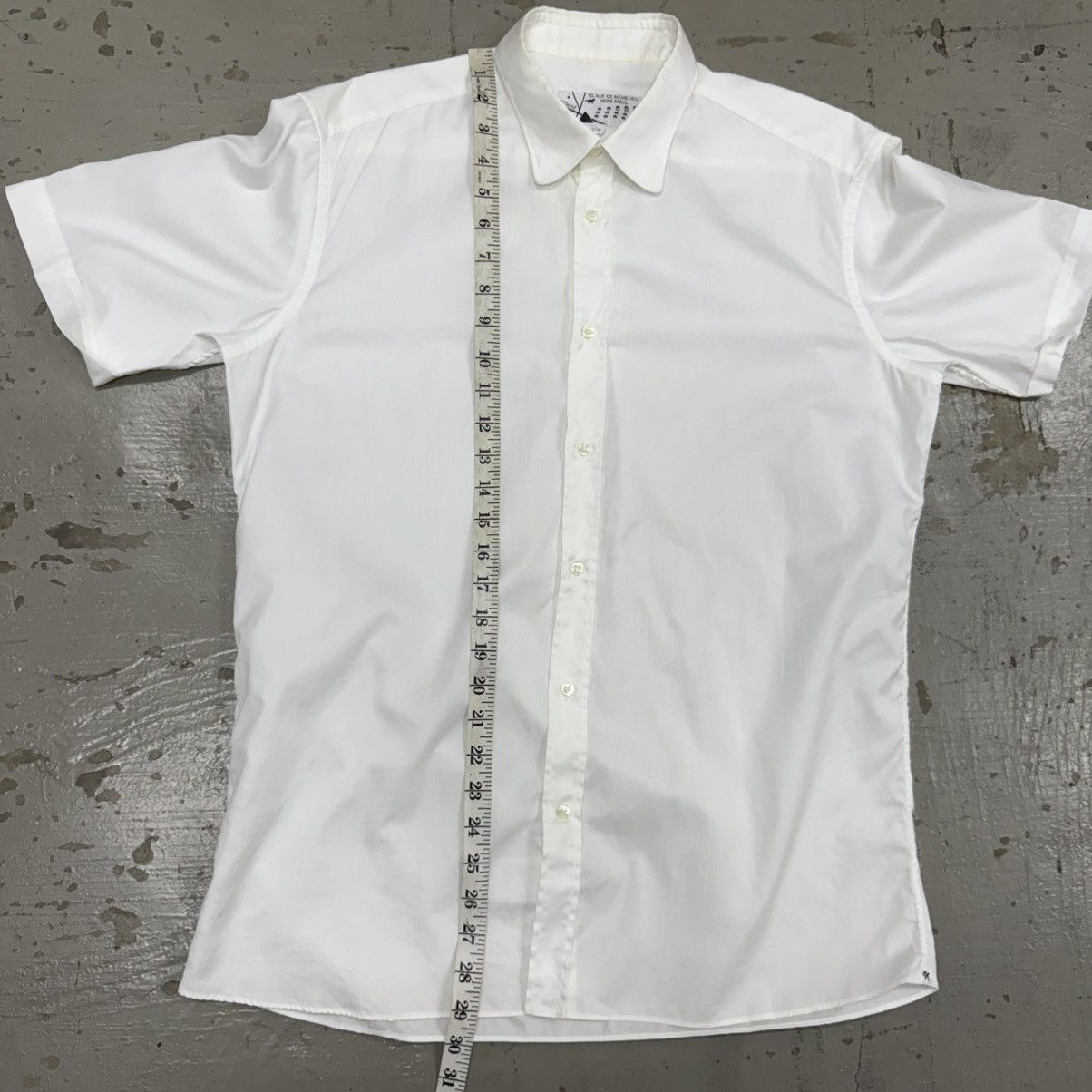 Maison Kitsune Kitsune White Margiela Style Button Up Poplin Shirt Size US L / EU 52-54 / 3 - 7 Thumbnail