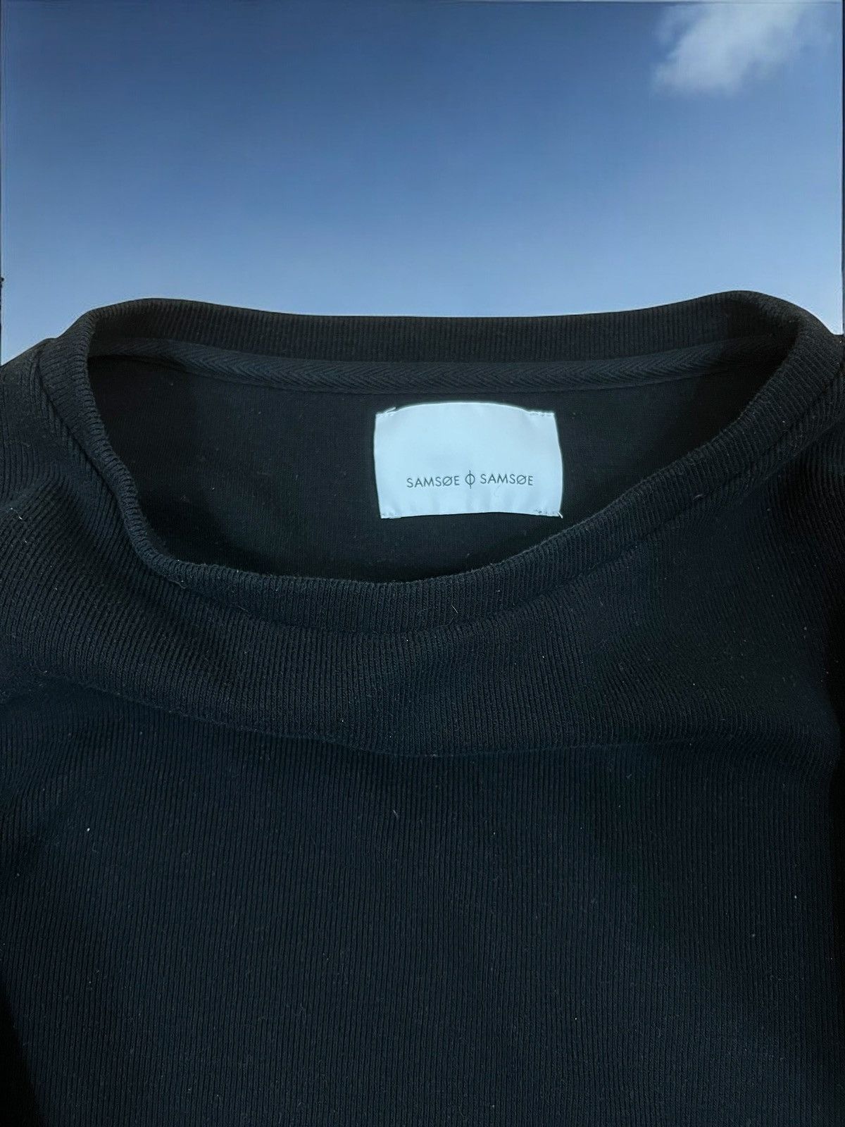 Samsoe Samsoe Samsoe Samsoe Robin Black crewneck size M Size US M / EU 48-50 / 2 - 5 Thumbnail