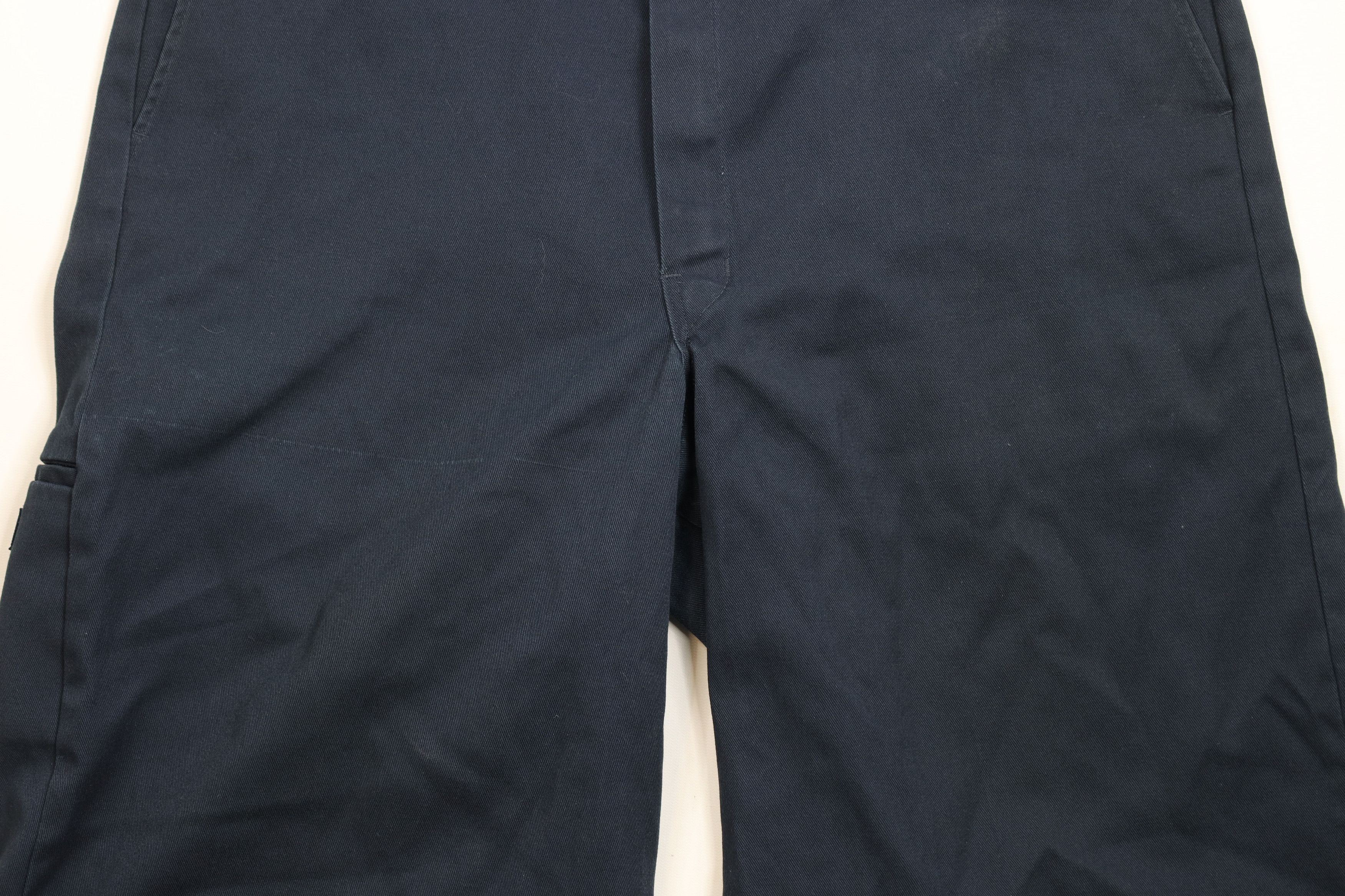 Dickies × Vintage Vintage Dickies Spell Baggy Loose Fit Workwear Shorts Blue Size US 36 / EU 52 - 3 Thumbnail