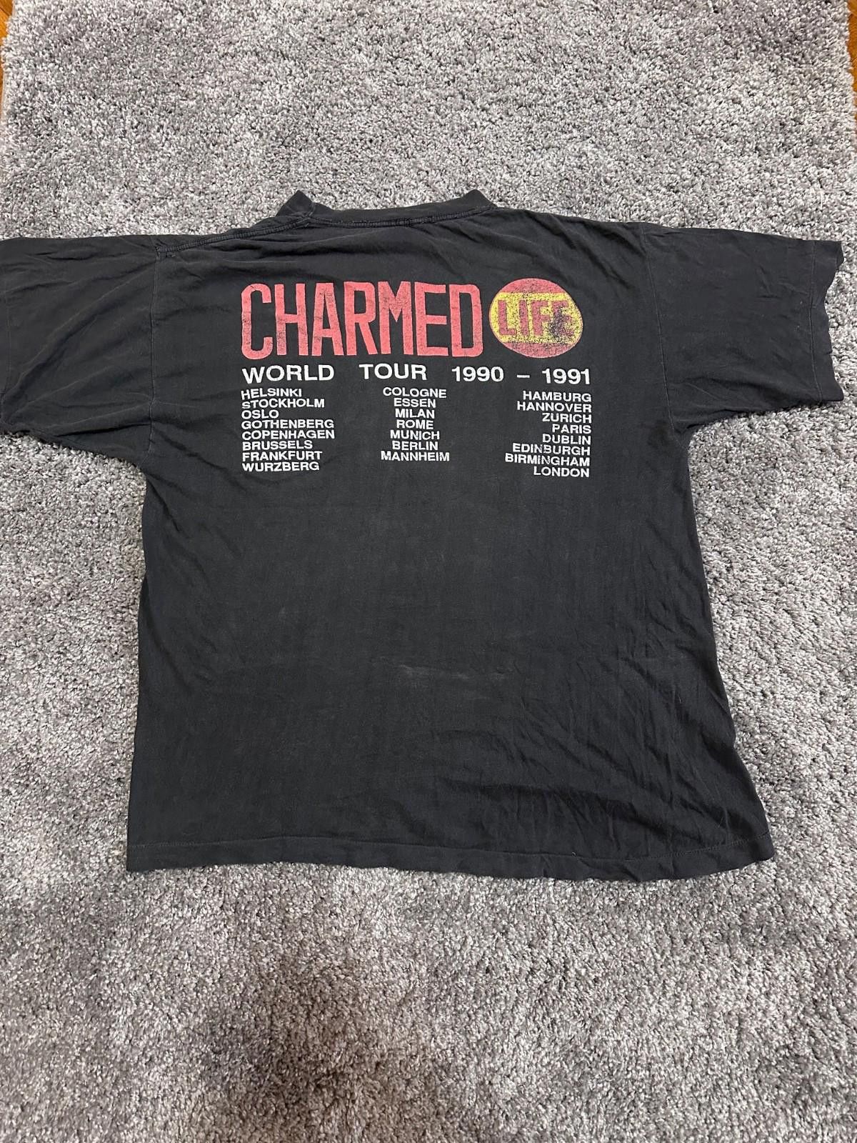 Brockum 90s Vintage Billy Idol 1990 Charmed Life Tour Faded T-Shirt Size US M / EU 48-50 / 2 - 7 Thumbnail