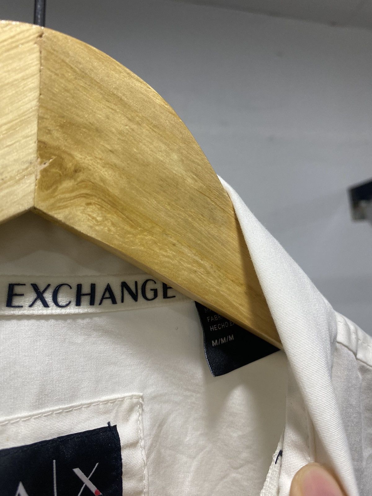 Armani Exchange × Designer Patchwork☠️ Armani Exchange Ls Shirt Size US M / EU 48-50 / 2 - 4 Thumbnail