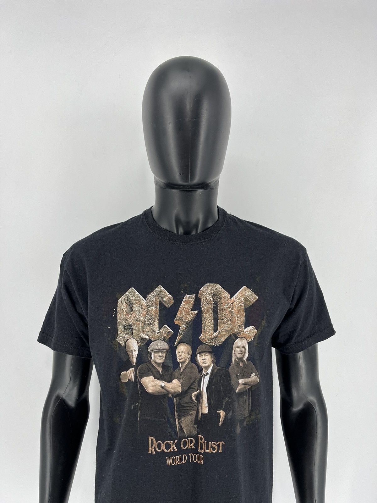 AC/DC × Band Tees × Vintage Vintage Y2K ACDC Rock or Bust Heavy Metal Rock T-Shirt Like Size US L / EU 52-54 / 3 - 1 Thumbnail