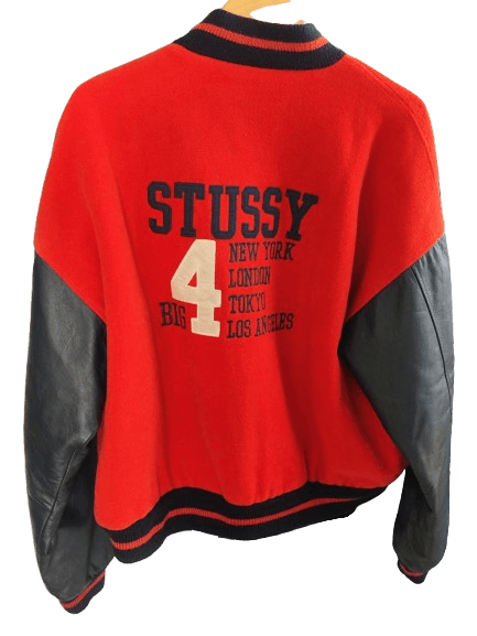 Stussy Stussy Vintage Big 4 Varsity Jacket Size US M / EU 48-50 / 2 - 2 Thumbnail