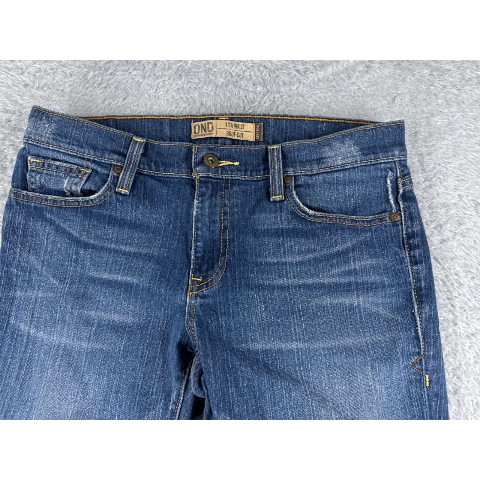 Old Navy VINTAGE Old Navy Women's Jeans Pants 8 Blue Denim Bootcut Low Rise 30x28 Cotton Size 30" / US 8 / IT 44 - 4 Thumbnail
