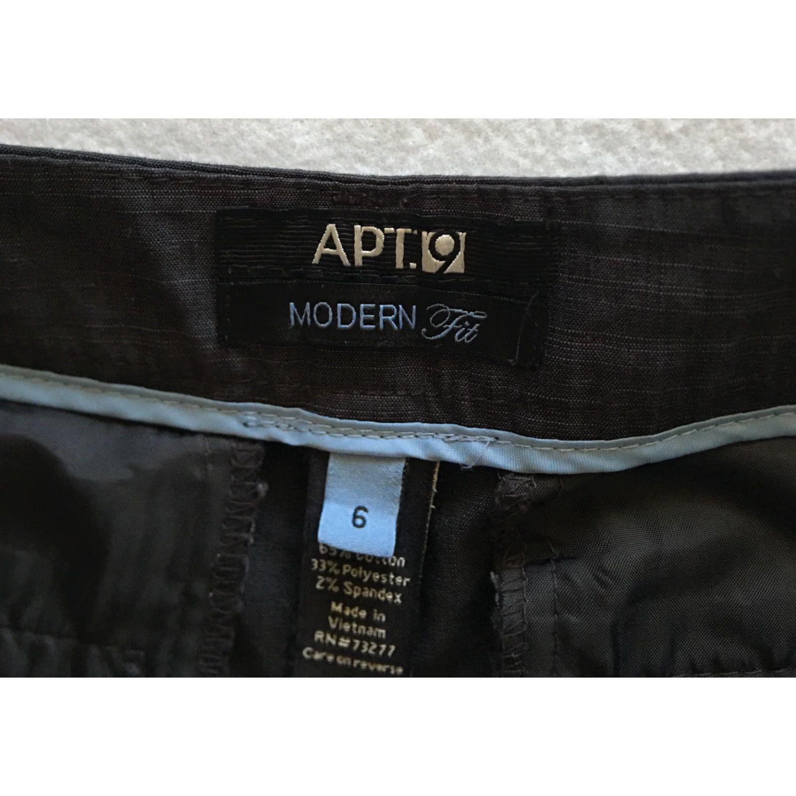 Apt. 9 **Apt 9 Women's Size 6 Regular Charcoal Gray Cropped Pants** User: Apt 9 Women's Size 6 Regular Charcoal Gray Cropped Pants Size 28" / US 6 / IT 42 - 3 Thumbnail