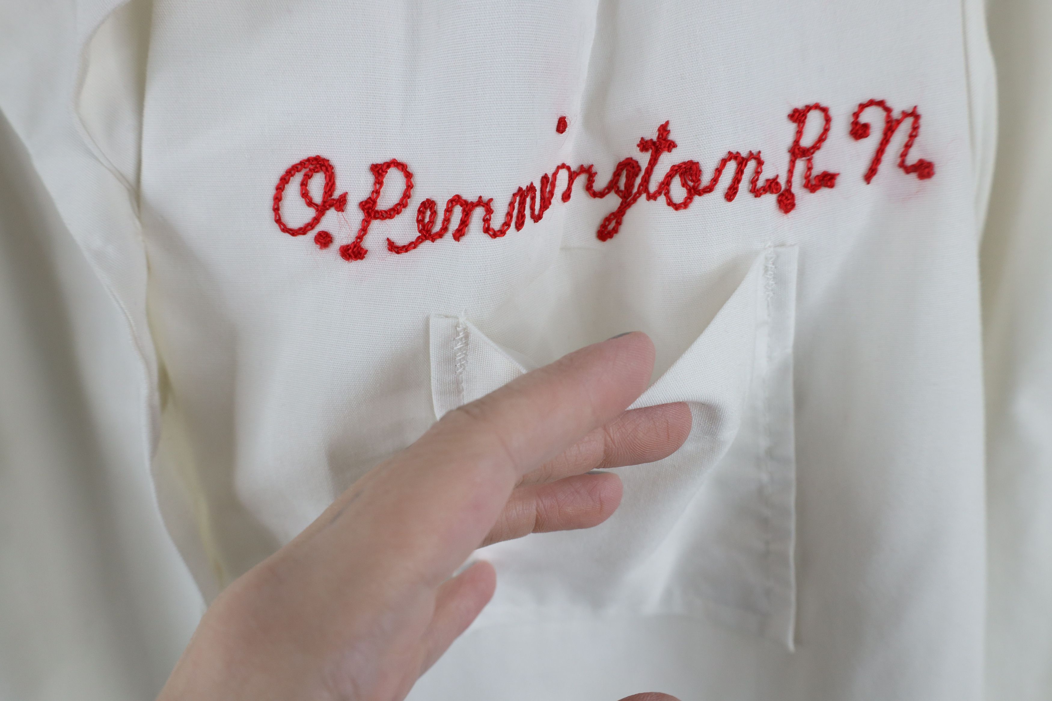 Vintage Vintage 50s 60s Stitch Registered Nurse Uniform Jacket USA Size M / US 6-8 / IT 42-44 - 6 Thumbnail