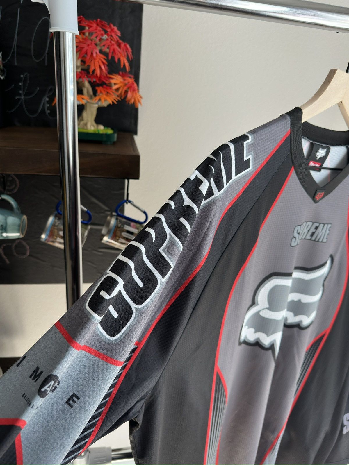 Fox Racing × Supreme DMX Moto Jersey Black Size US XXL / EU 58 / 5 - 5 Thumbnail