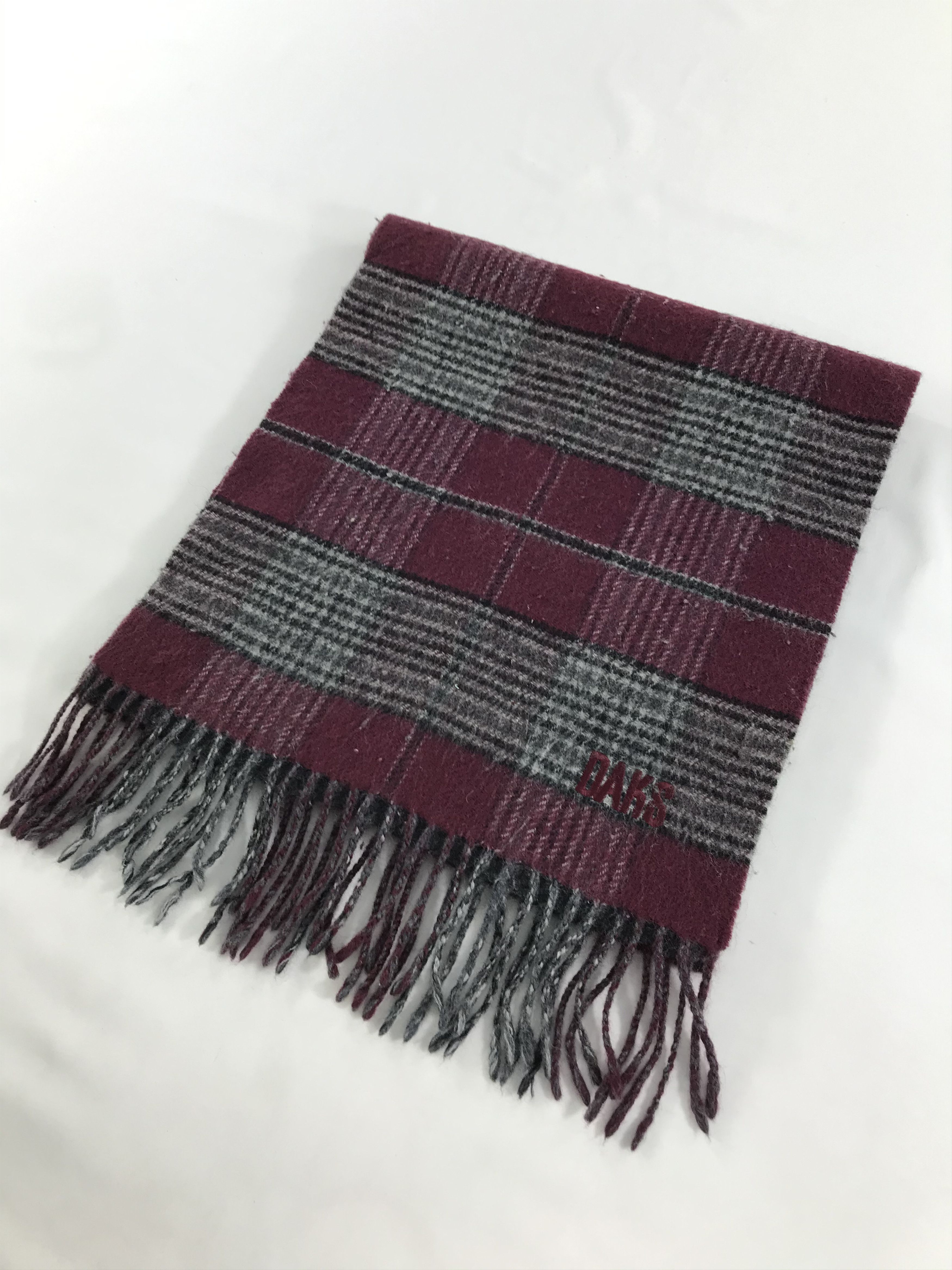 DAKS DAKS London Wool Scarf Muffler V131 Size ONE SIZE - 3 Thumbnail