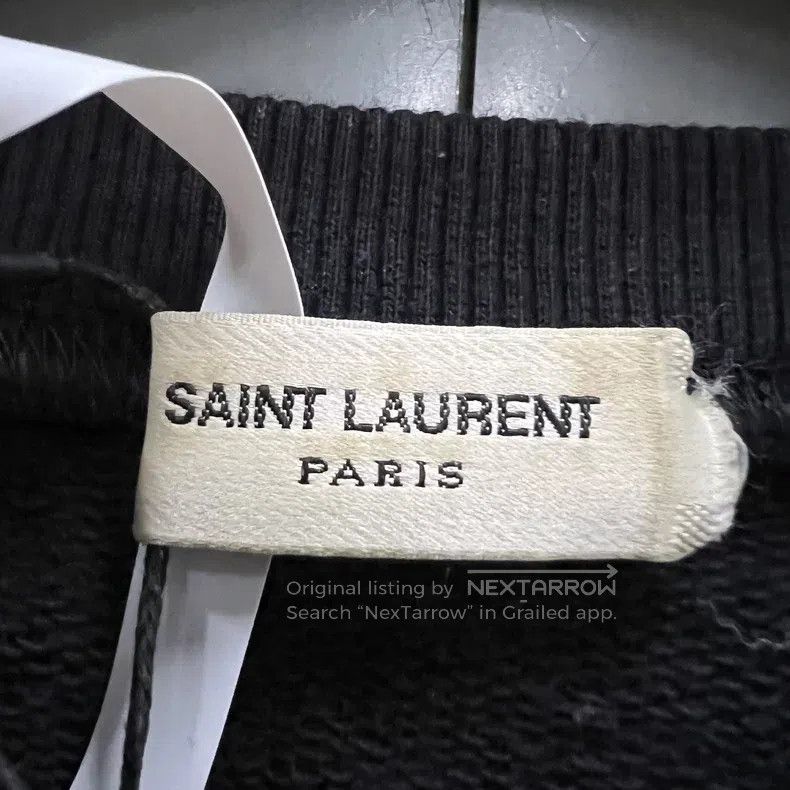 Saint Laurent Paris Saint Laurent Paris Beaded crew neck sweatshirt Size US M / EU 48-50 / 2 - 5 Thumbnail