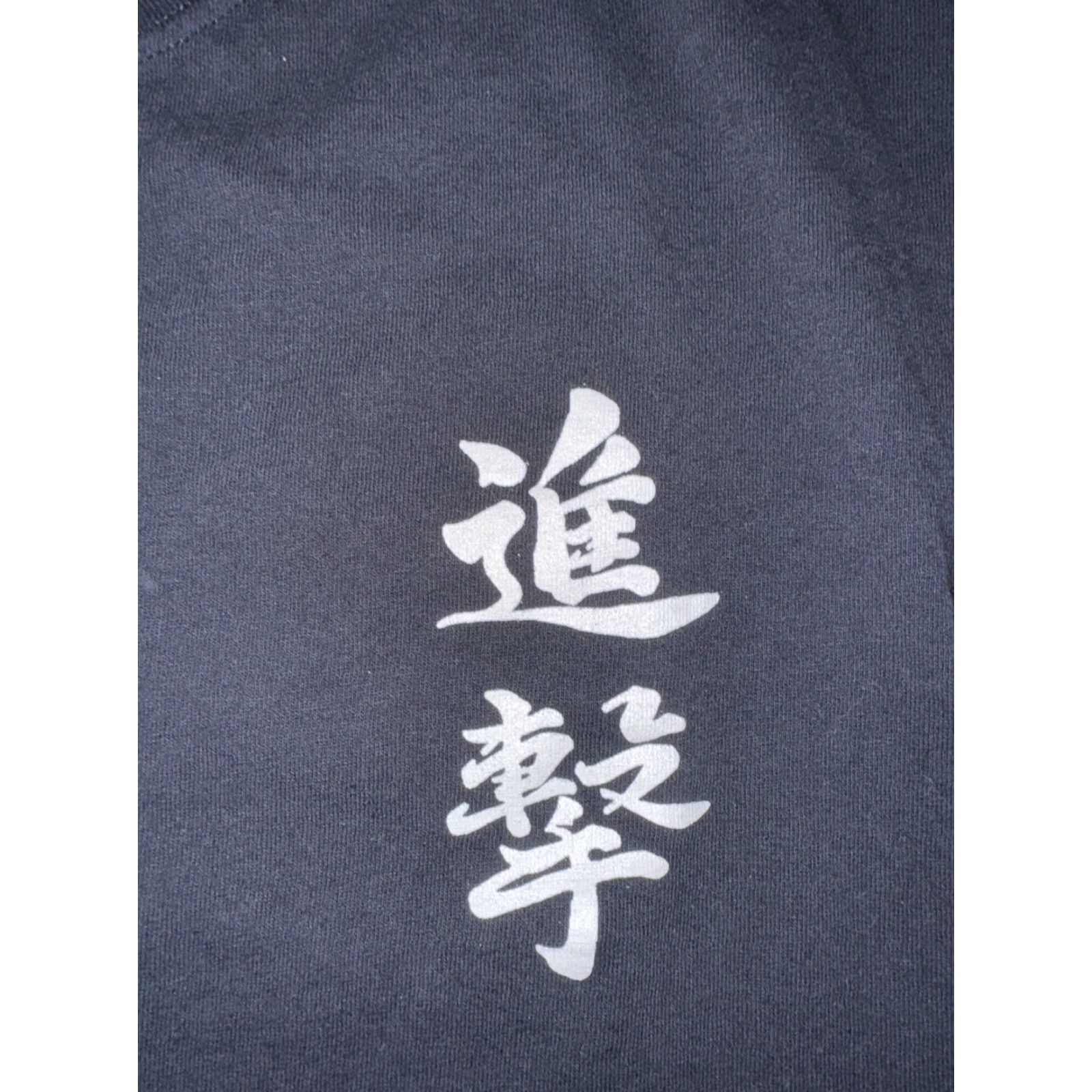 Anvil VINTAGE Attack On Titan T-Shirt Anvil Medium 20x26 Blue Mens M Size US M / EU 48-50 / 2 - 3 Thumbnail