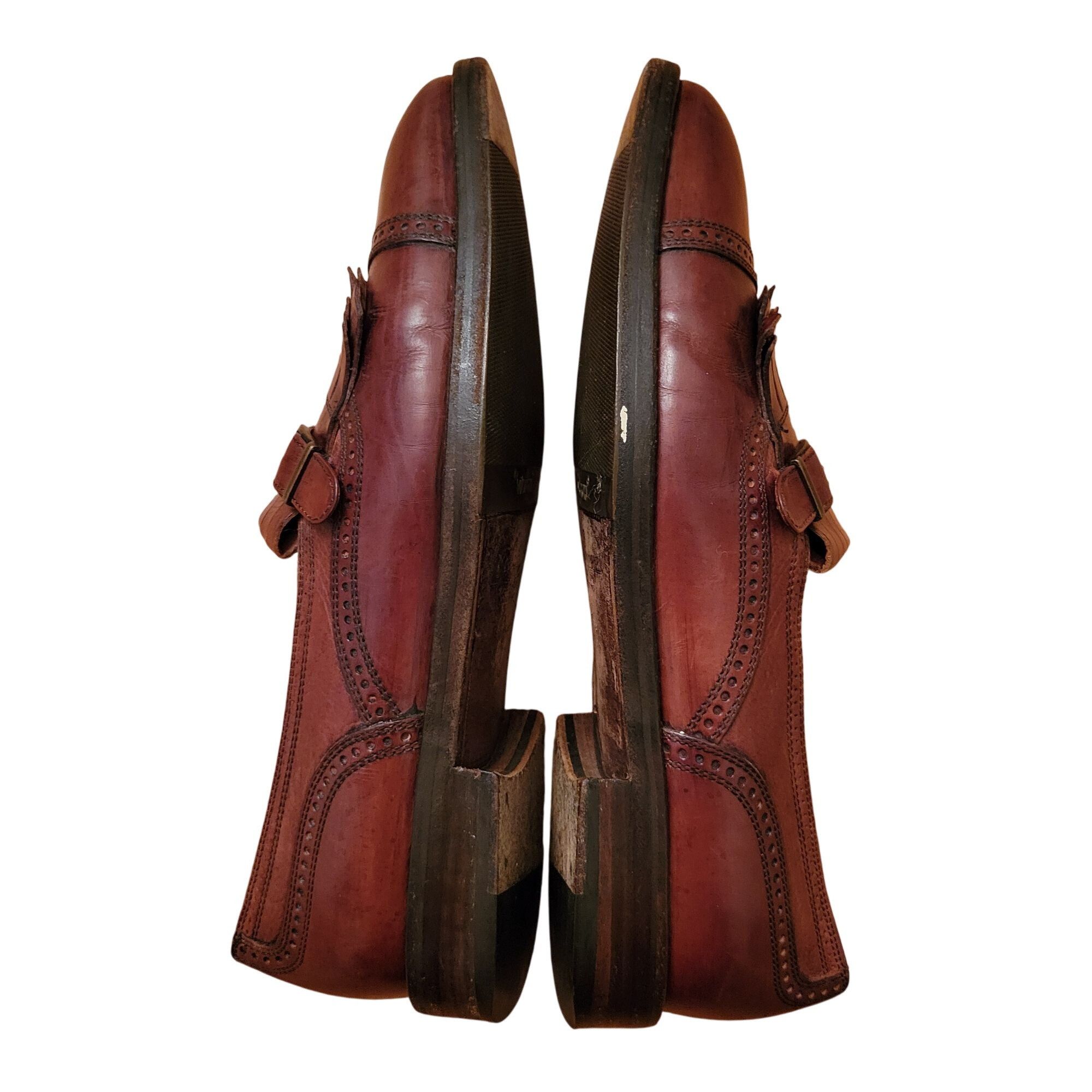 Cole Haan Cole Haan Bragano Brown Italian Leather Loafers Kiltie Fring Size US 10 / EU 43 - 9 Thumbnail