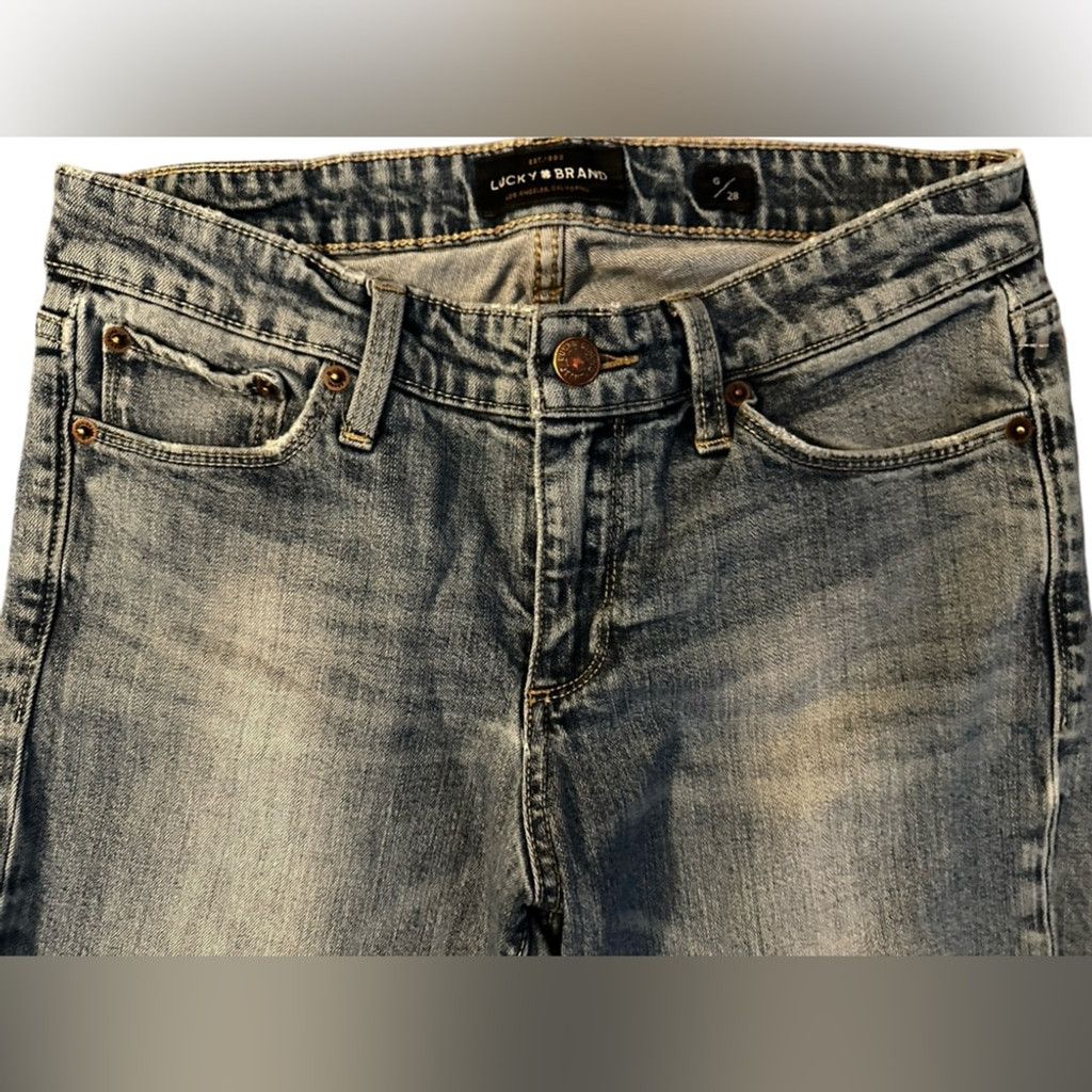 Lucky Brand Lucky Brand SWEET CROP Jean Blue Women’s Size 6/28. Size 28" / US 6 / IT 42 - 5 Thumbnail
